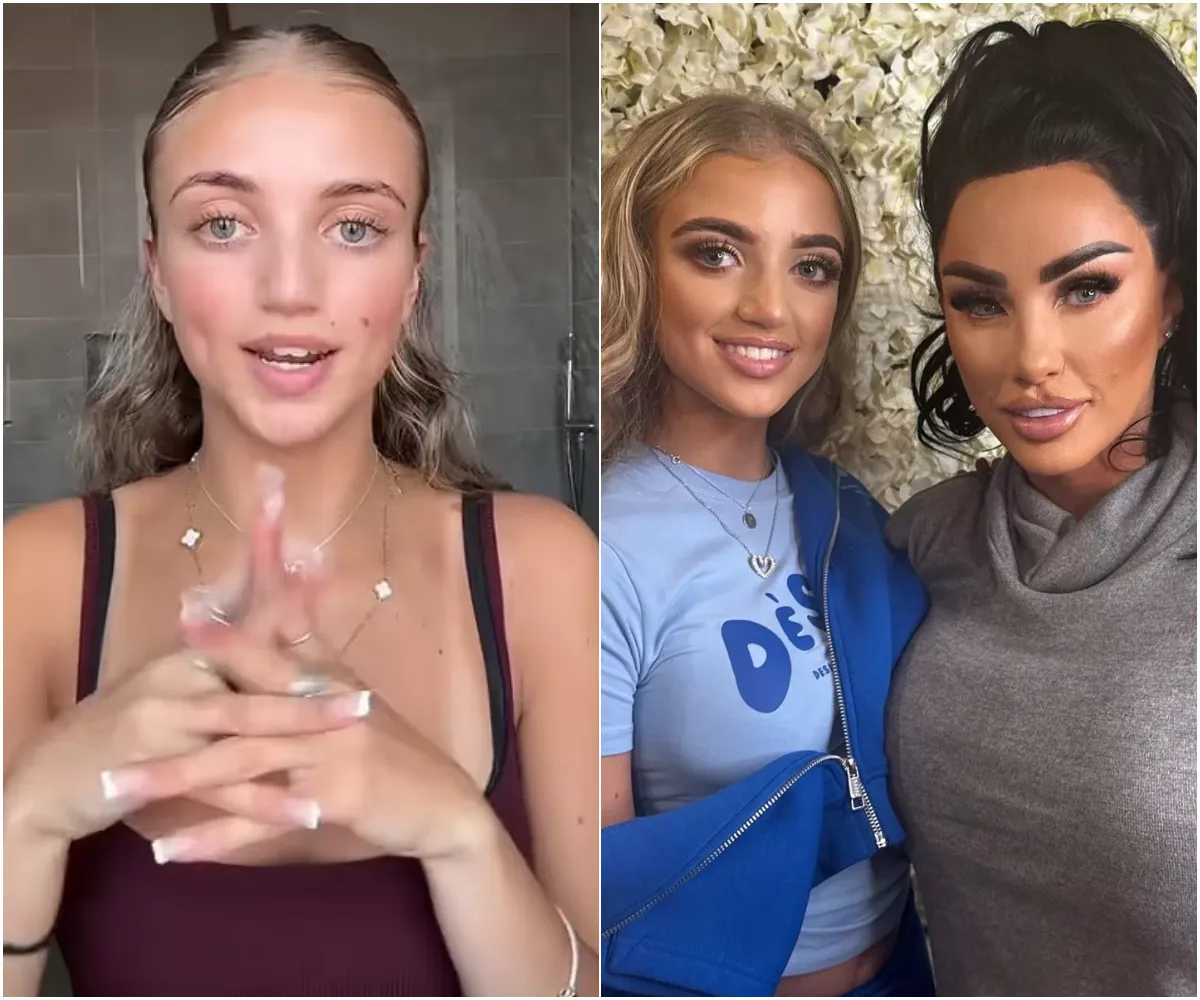 Katie Price's daughter Princess Andre, 17, follows in her mother's footsteps as she teases huge career move after vowing to become a 'millionaire by 20' - suong