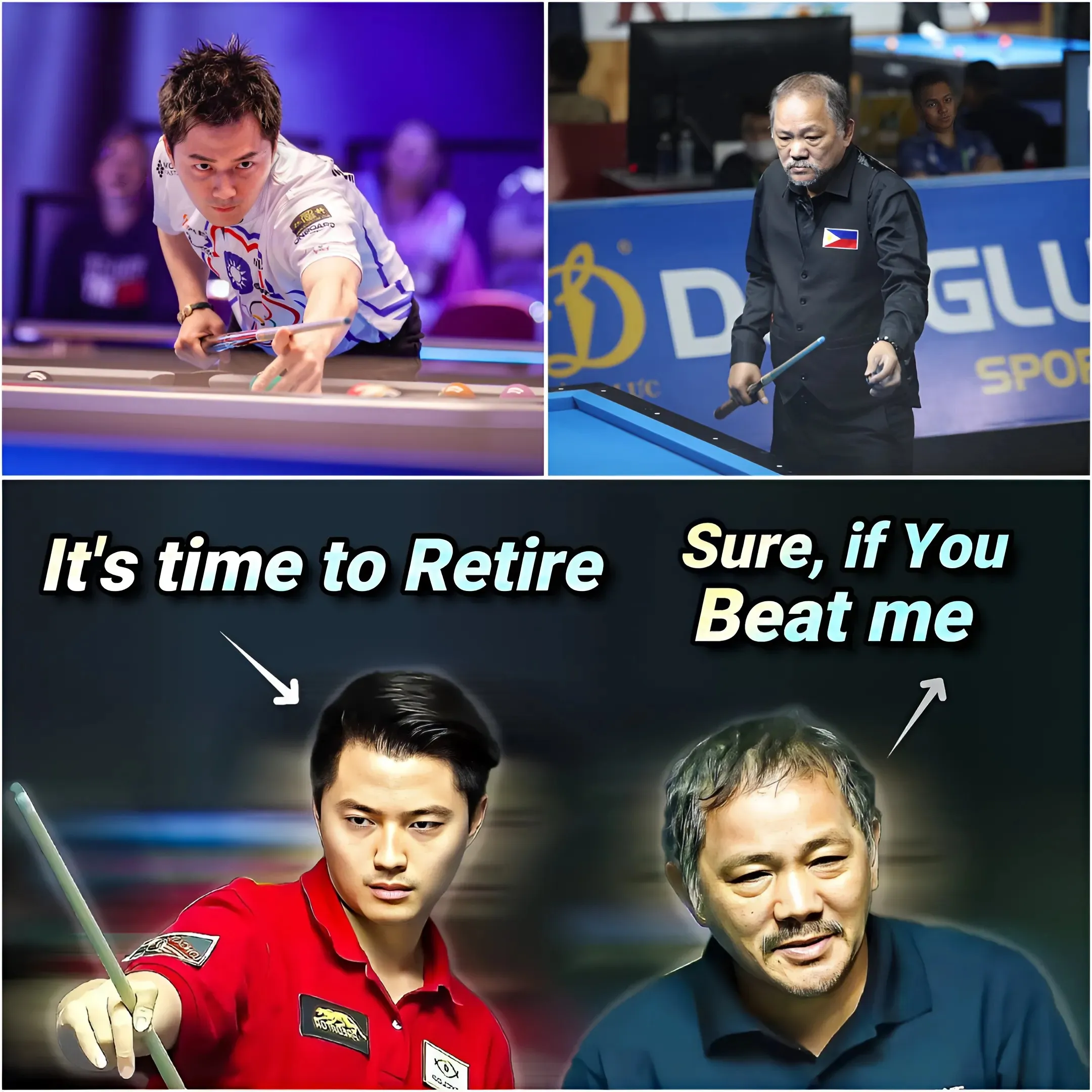 The match between the legendary Efren Reyes and the young Ko Pin Yi was not only a battle of skills but also a tense psychological battle. Spectacular shots and unexpected situations created an unforgettable performance!
