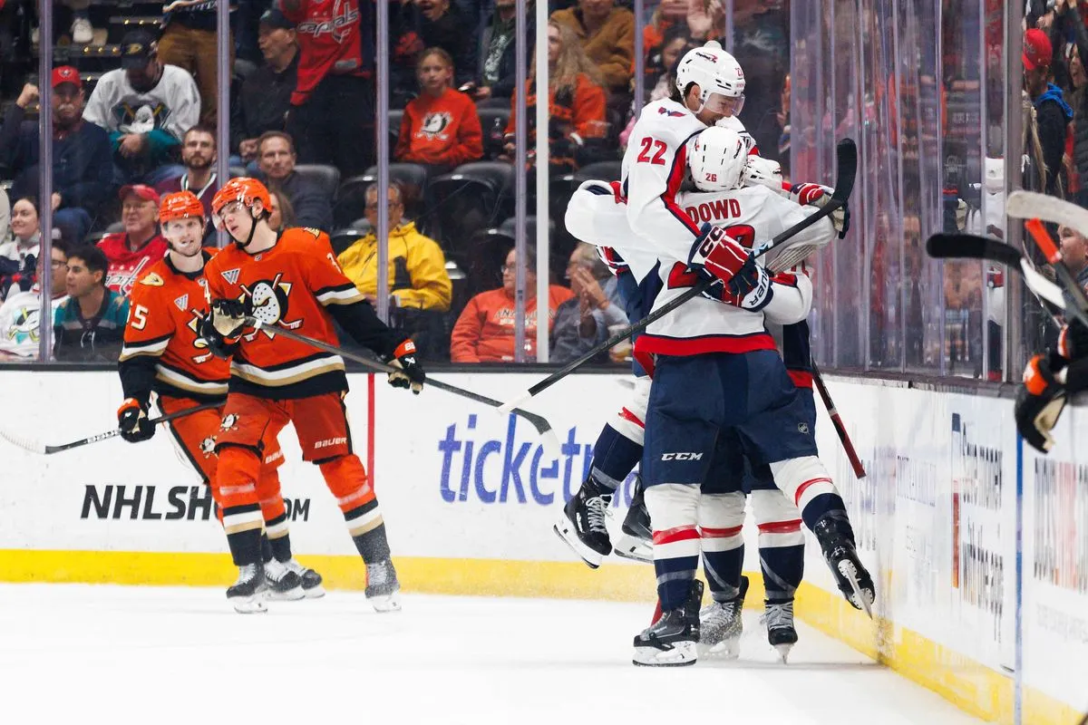 Capitals conquer Ducks after late-game offensive burst