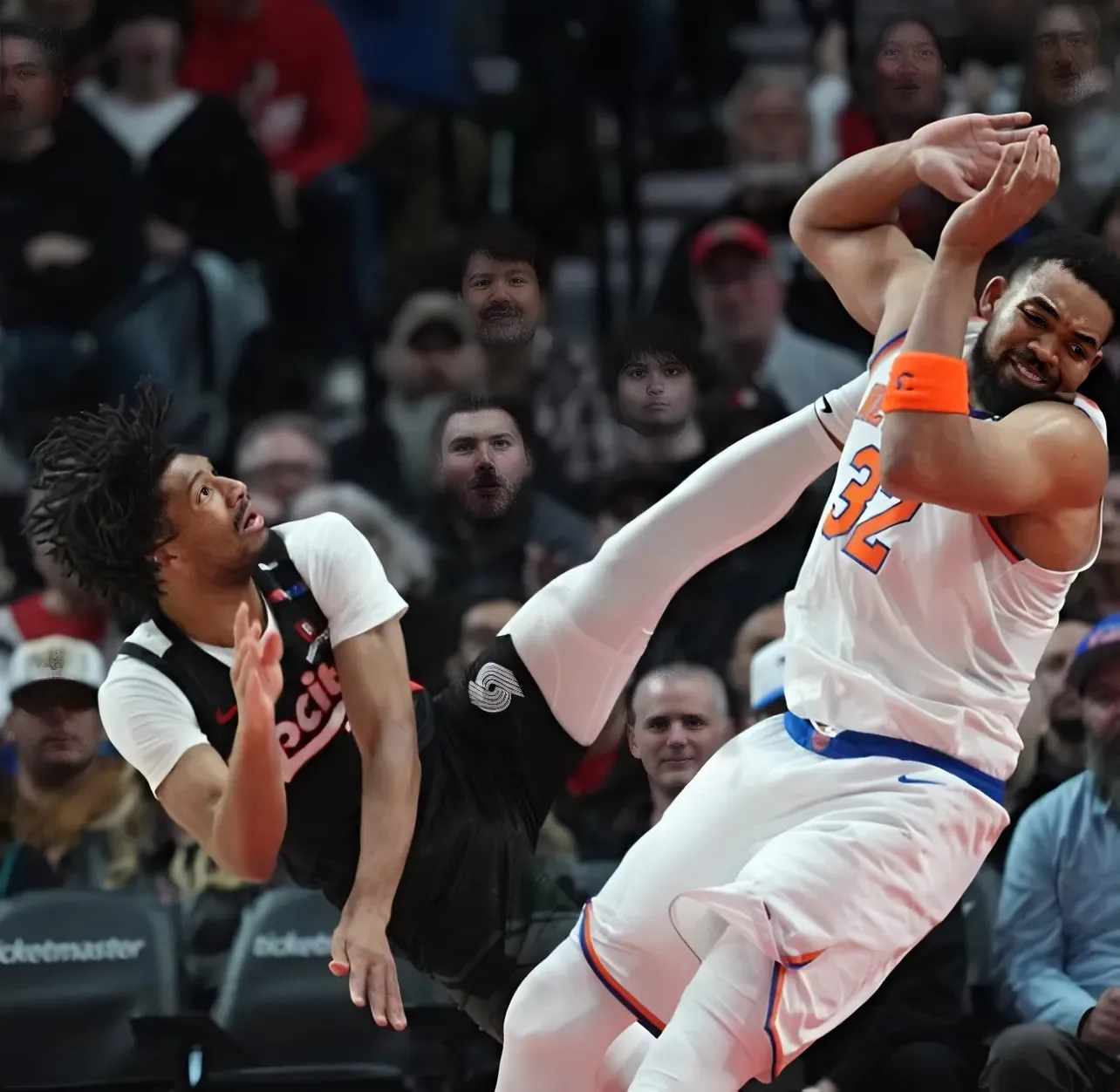Mikal Bridges' OT buzzer-beater lifts Knicks over Blazers