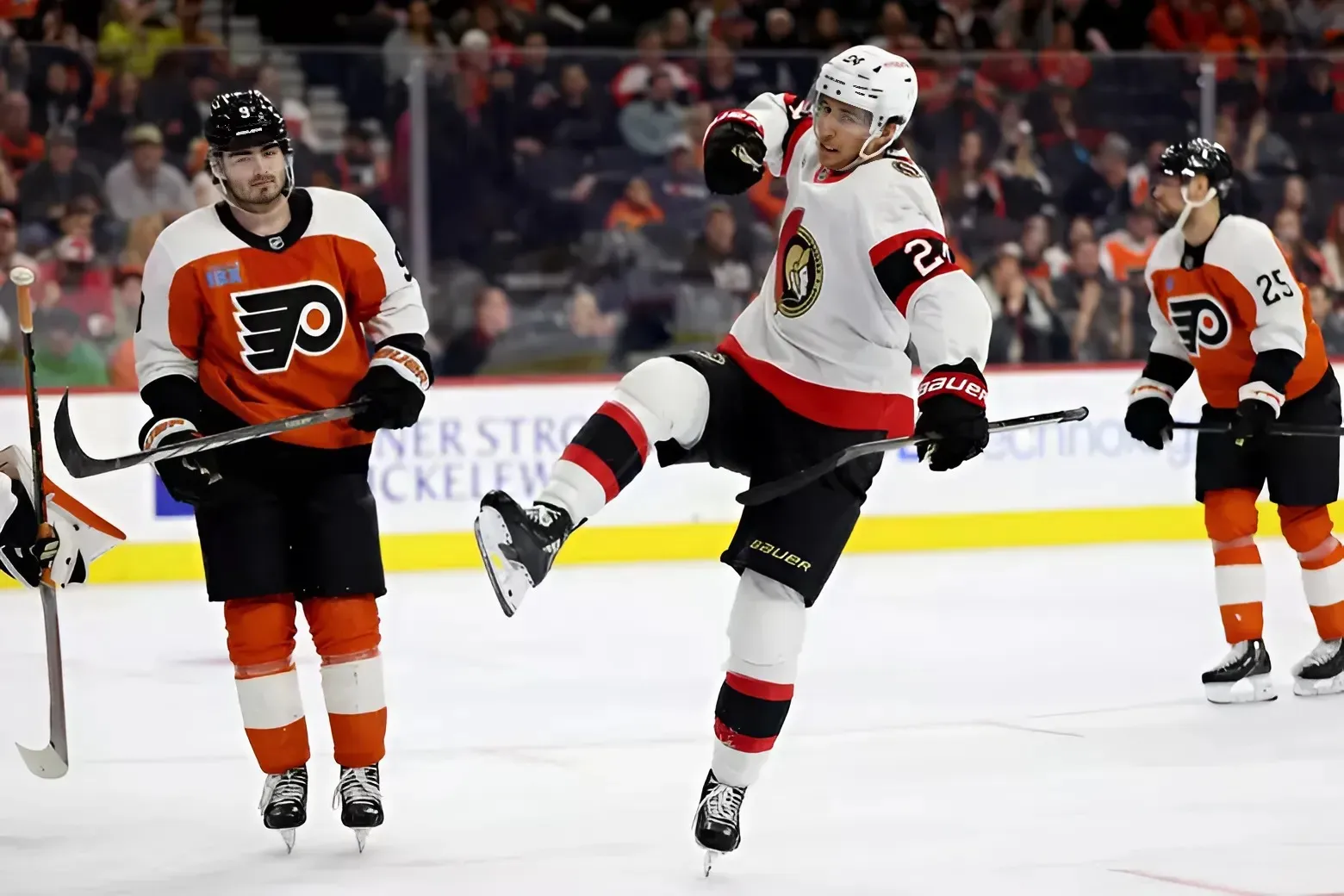 Flyers Lose to Sens, 5-2