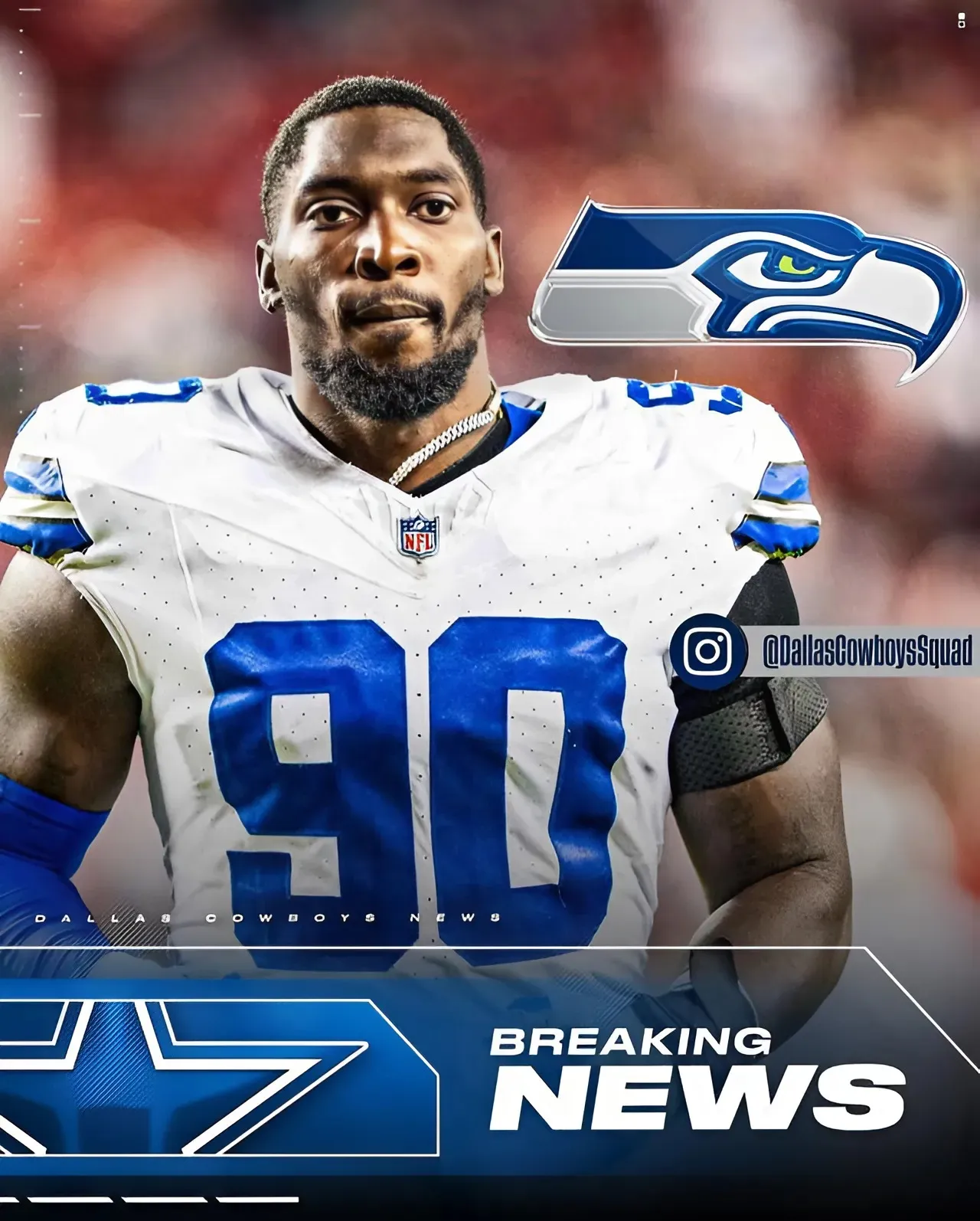 Cowboys' DeMarcus Lawrence Signs with NFC Rival on $42 Million Deal