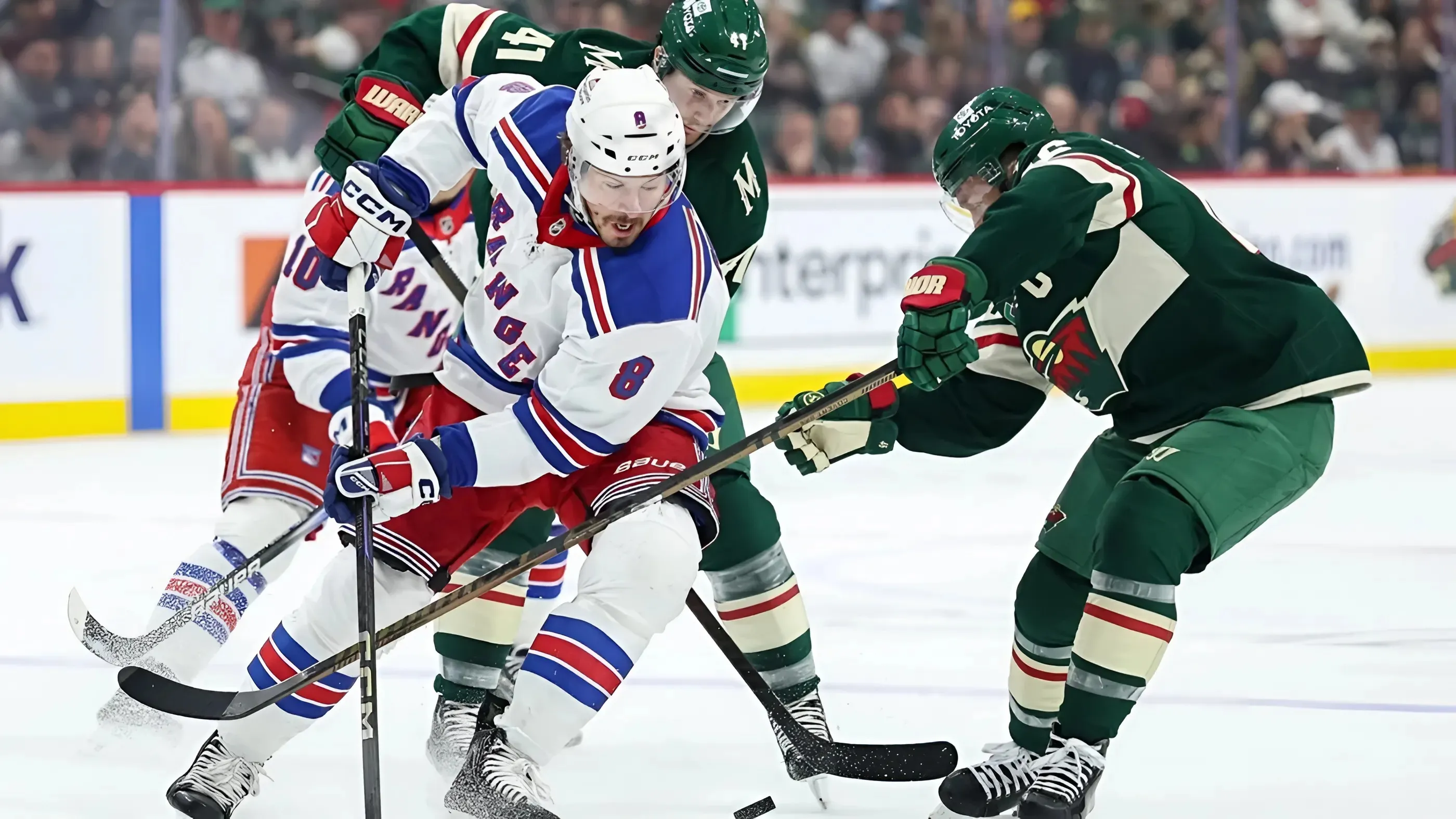 Rangers snap skid with overtime win over Wild