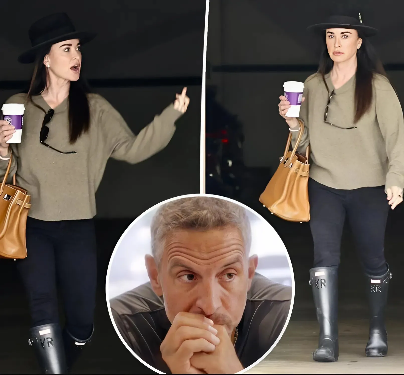 PHOTOS: RHOBH Star Kyle Richards Flips Off Paparazzi Amid Reports of Mauricio Umansky Making Out With Mystery Brunette