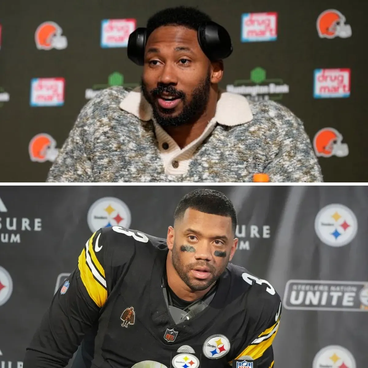 Browns' Myles Garrett endorses Russell Wilson after visit