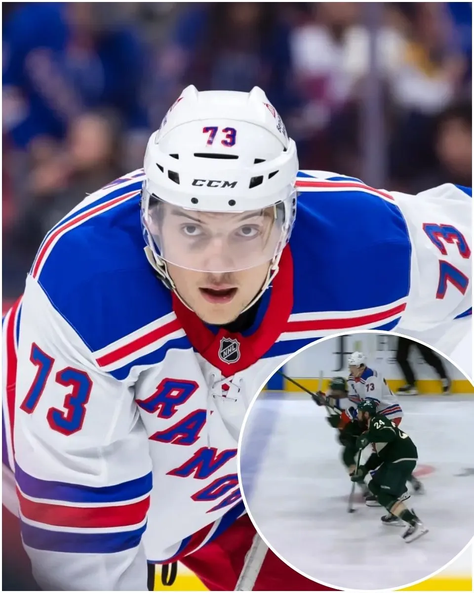 Matt Rempe confident in build toward becoming true Rangers power forward despite latest bogus call