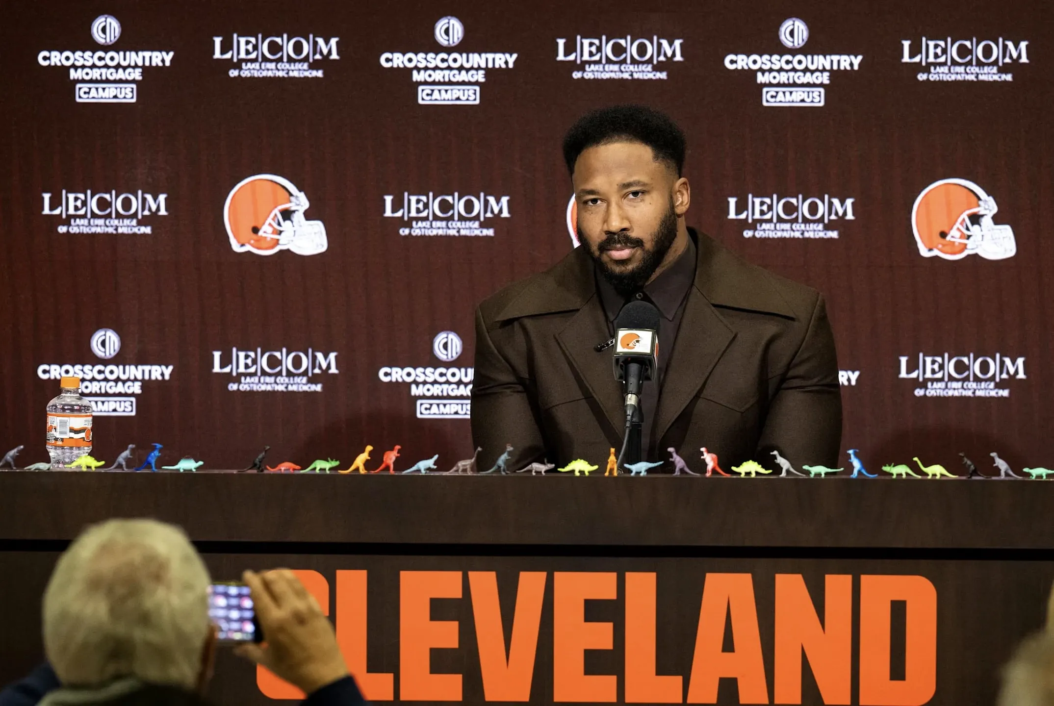 Myles Garrett Had 2-Word Response on Browns’ Draft Plans