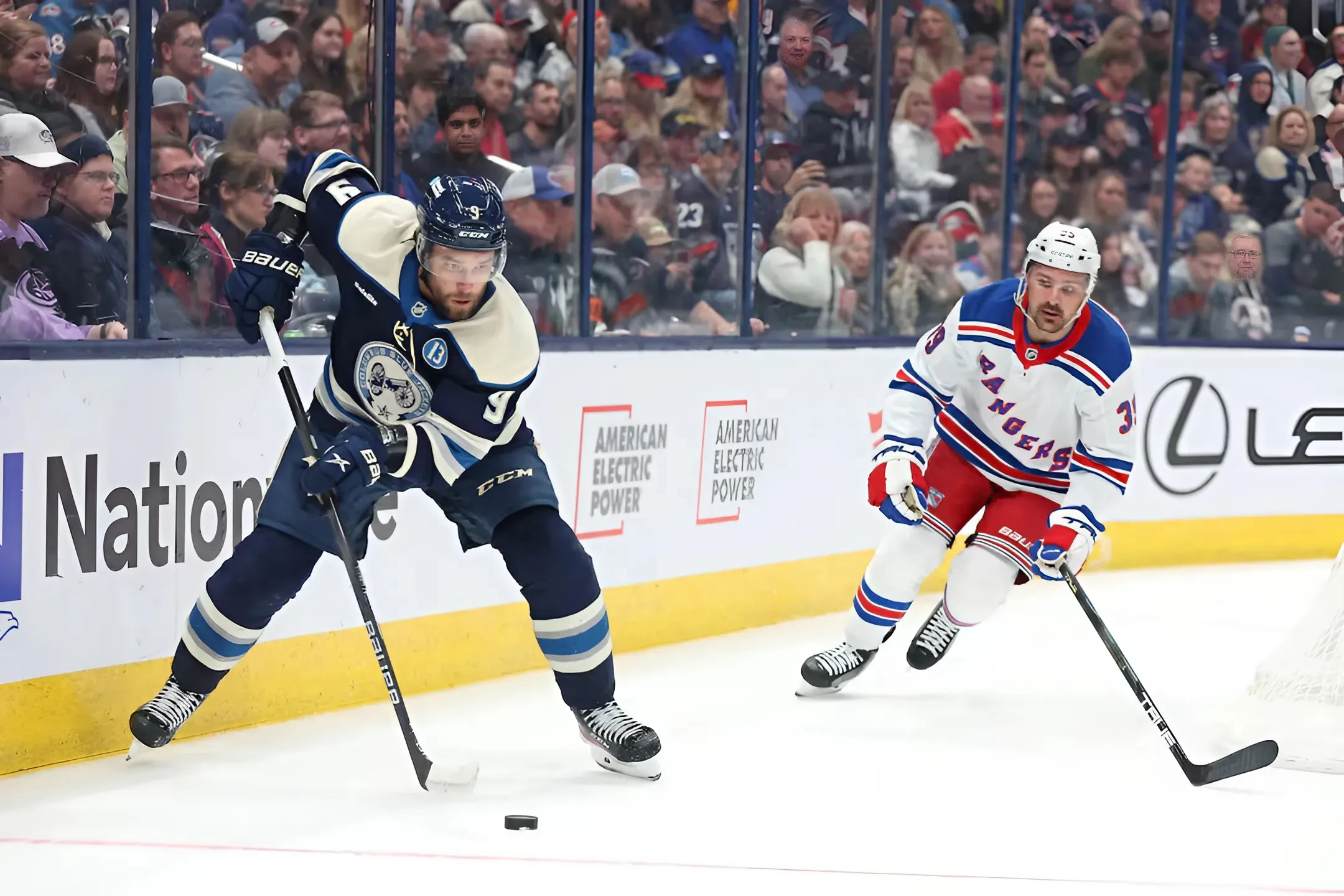 Vincent Trocheck scores twice as Rangers blank Blue Jackets