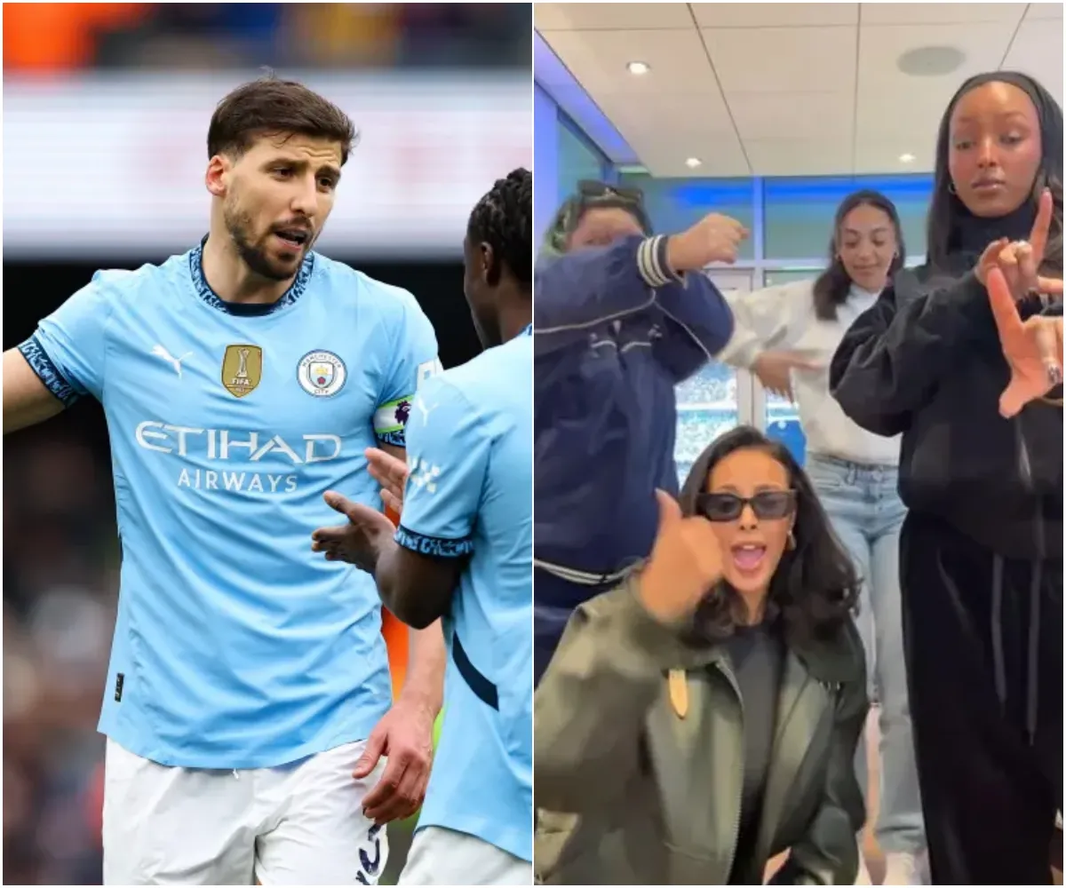 Maya Jama cheers on new lover Ruben Dias for first time at Man City match - suong