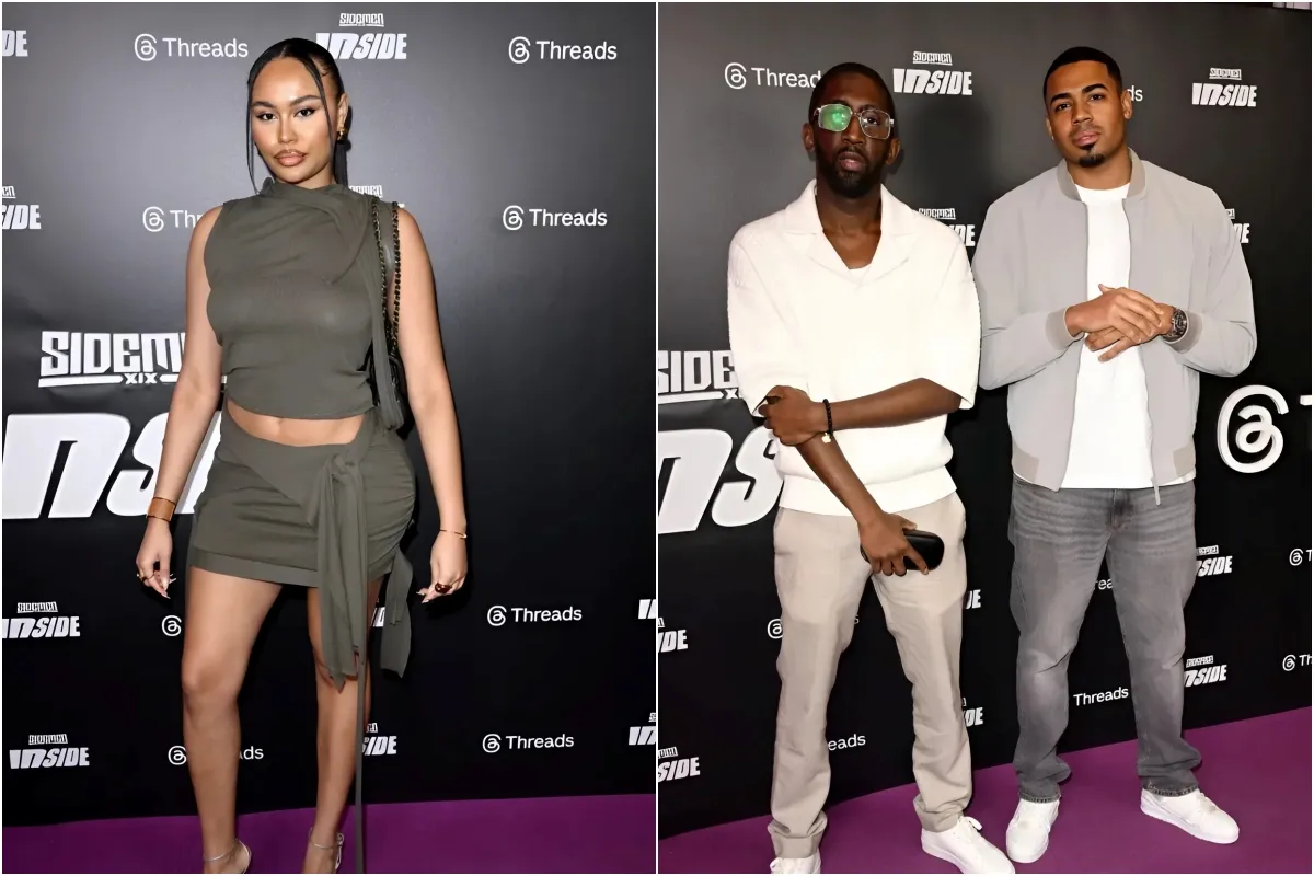 Love Island’s Tyrique Hyde and Ella Thomas suffer awkward reunion as they both attend premiere in London...ngocc