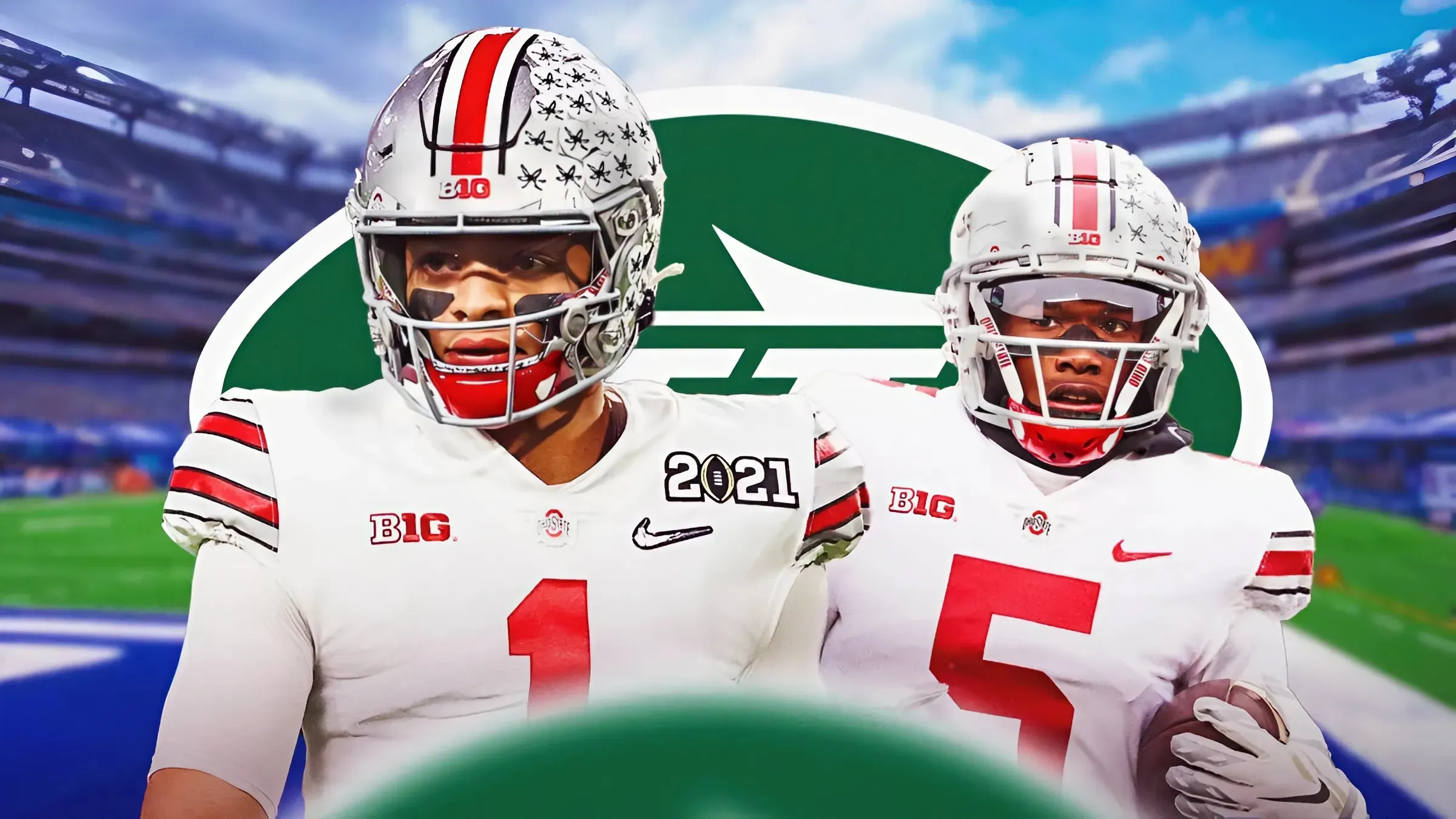 How Garrett Wilson really feels about Ohio State reunion with Justin Fields