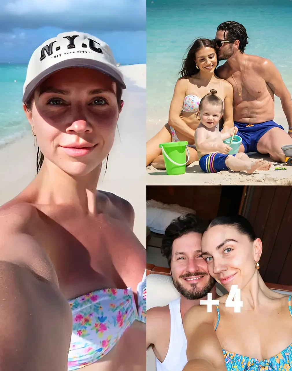 DWTS pro Jenna Johnson shows off incredible figure in a bikini with husband Val Chmerkovskiy on family trip to Caribbean