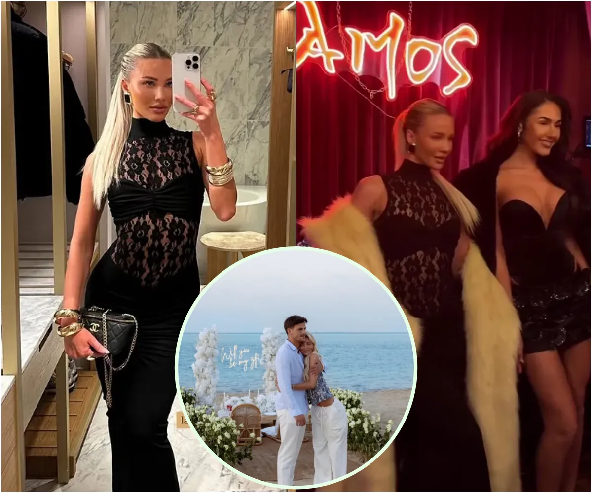 Love Island’s Grace Jackson looks incredible in see-through lace dress after first holiday with boyfriend Luca Bish - suong