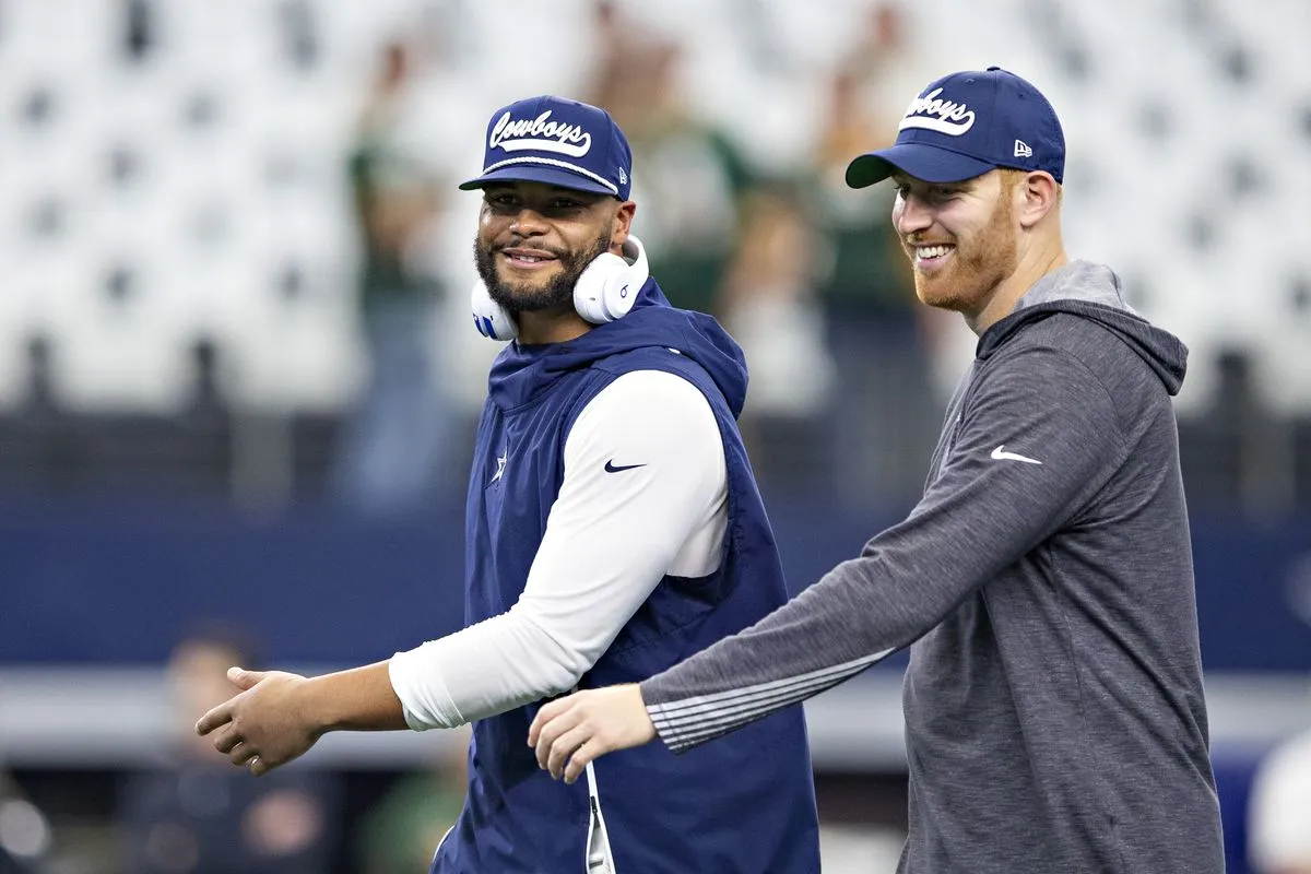 Dak Prescott’s 3-Word Reaction to Cooper Rush’s Cowboys Exit