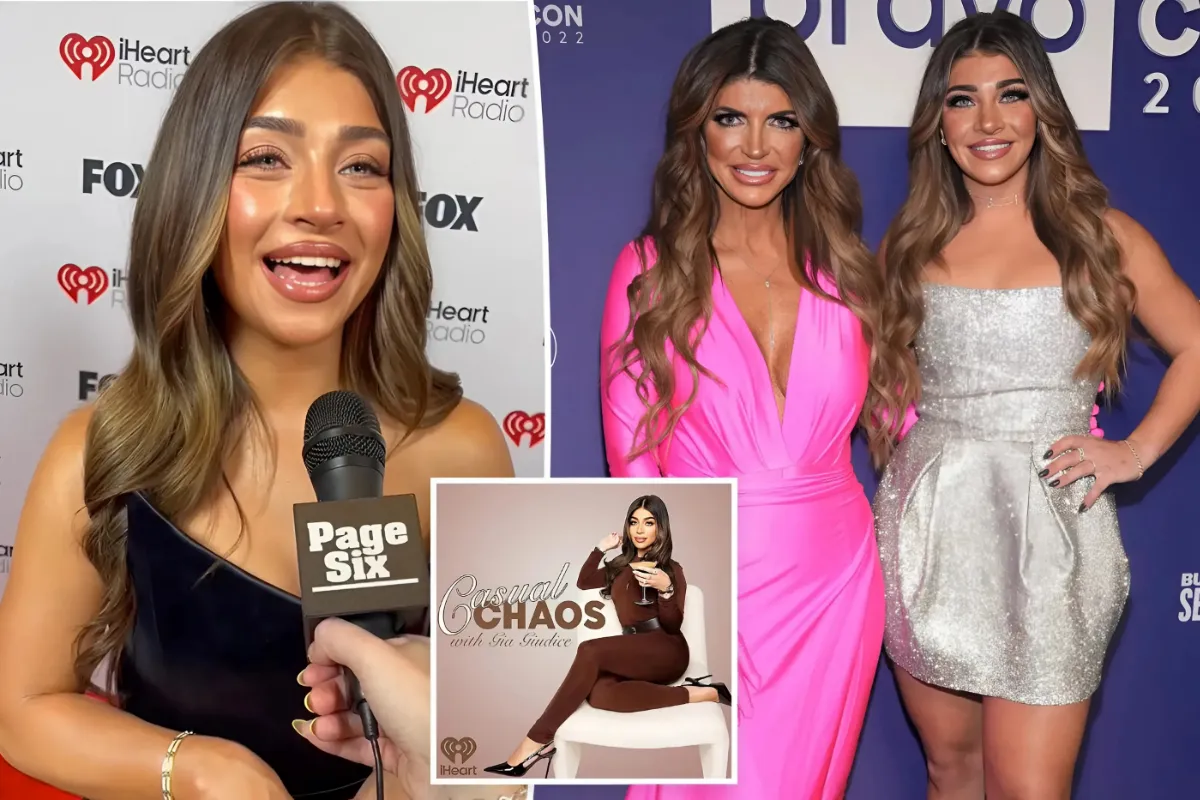 "Unveiling Life's Chaos: Gia Giudice Receives Wise Counsel from Mom Teresa Before Podcast Launch on Her 'Casually Chaotic' Journey"-quang