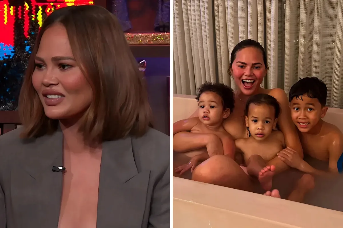 ‘WWHL’: Chrissy Teigen Slams “Ridiculous” Backlash To Photo Of Her Bathing With Her Kids - lulu