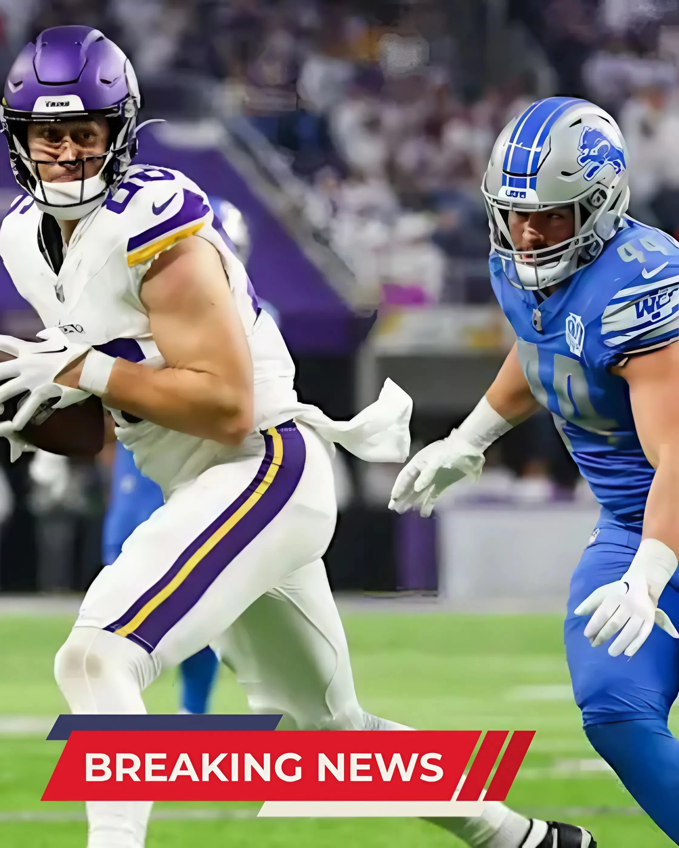 Vikings agree to contract with ex-Lions No. 3 pick after visit