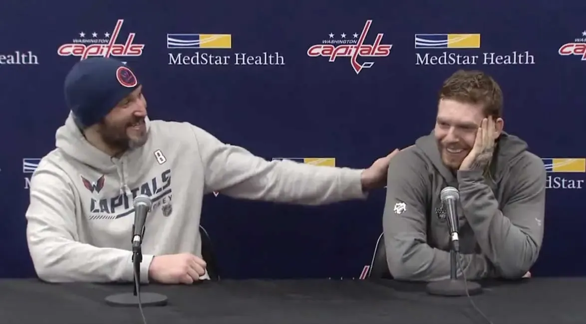 Evgeny Kuznetsov on when he thinks Alex Ovechkin will break the goals record: ‘In the next game, Ovechkin will score eight goals’