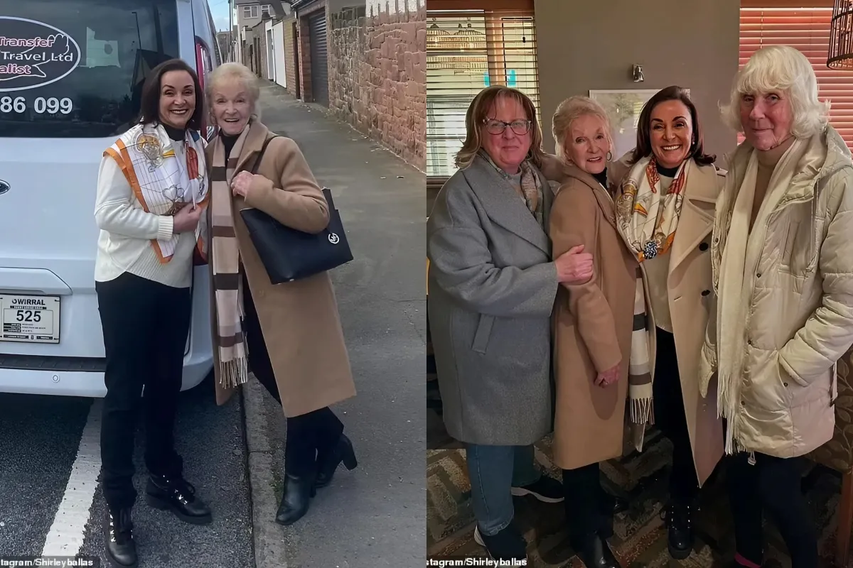 Shirley Ballas, 64, enjoys a rare outing with lookalike mother Audrey, 87, in Liverpool as they visit close family and friends for aunt's 90th birthday bash liennhi