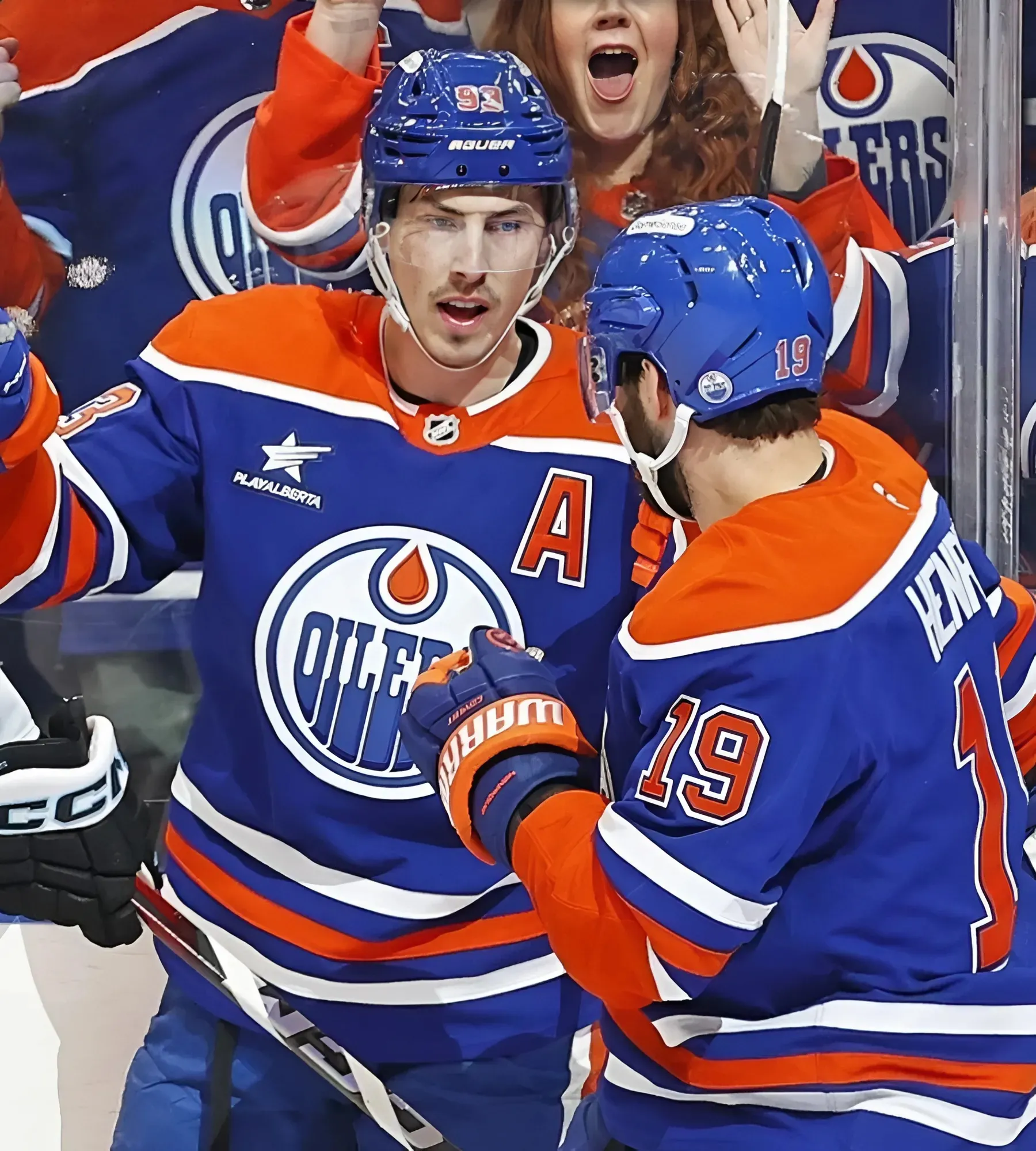 Oilers jump out to 5-goal lead, crush Utah 7-1