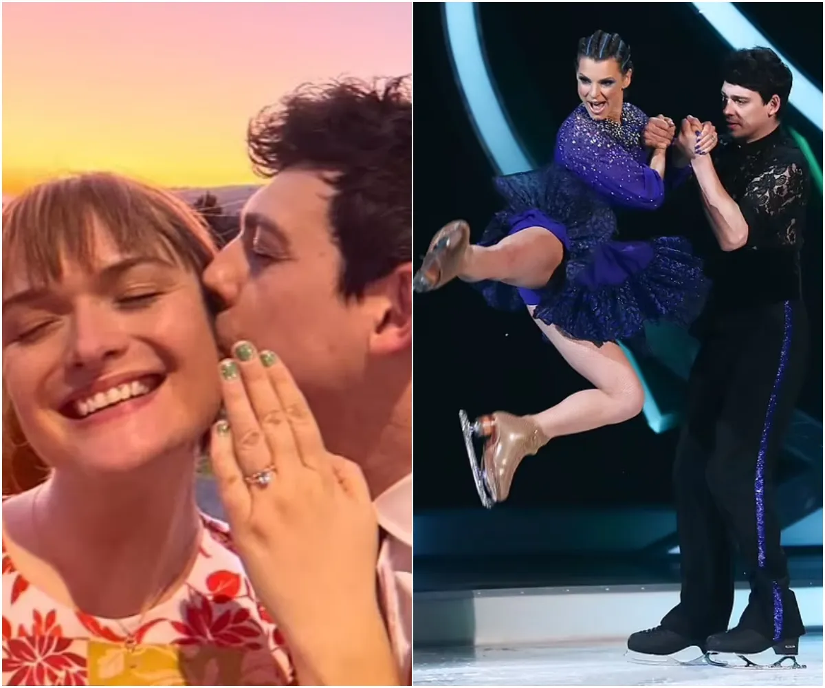 X Factor and Dancing On Ice star reveals he's ENGAGED to his model girlfriend after 10 years together as his fiancée shares a glimpse at the romantic proposal - suong