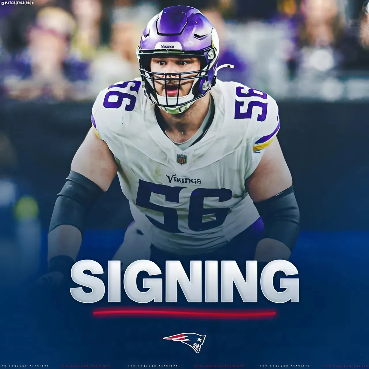 REE AGENT SIGNING: According to Adam Schefter, the #Patriots are signing C Garrett Bradbury to a 2-year deal worth up $12M with $3.8M guaranteed.