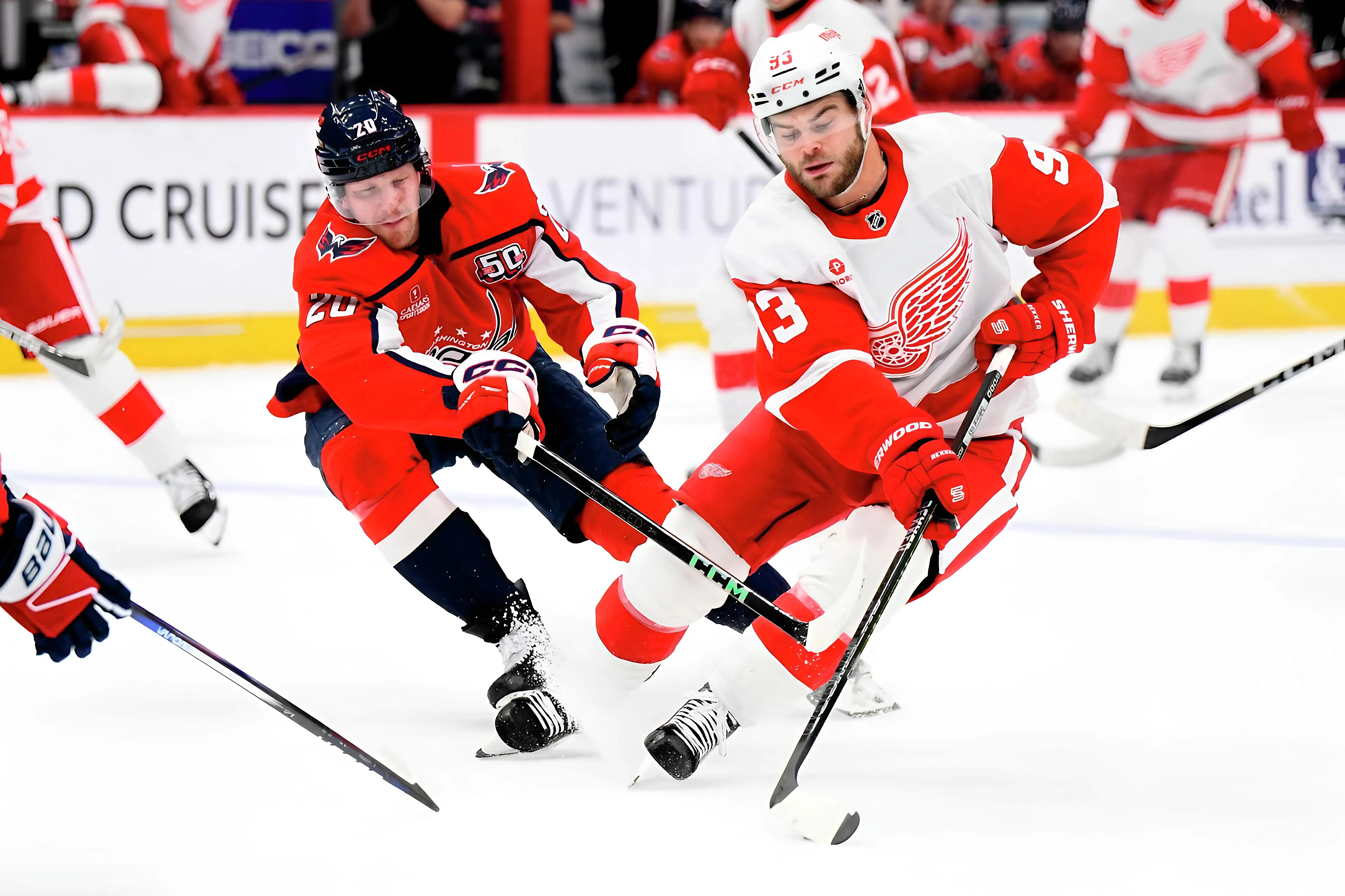 Dylan Strome and the Washington Capitals surge past the Detroit Red Wings 4-1 trucc