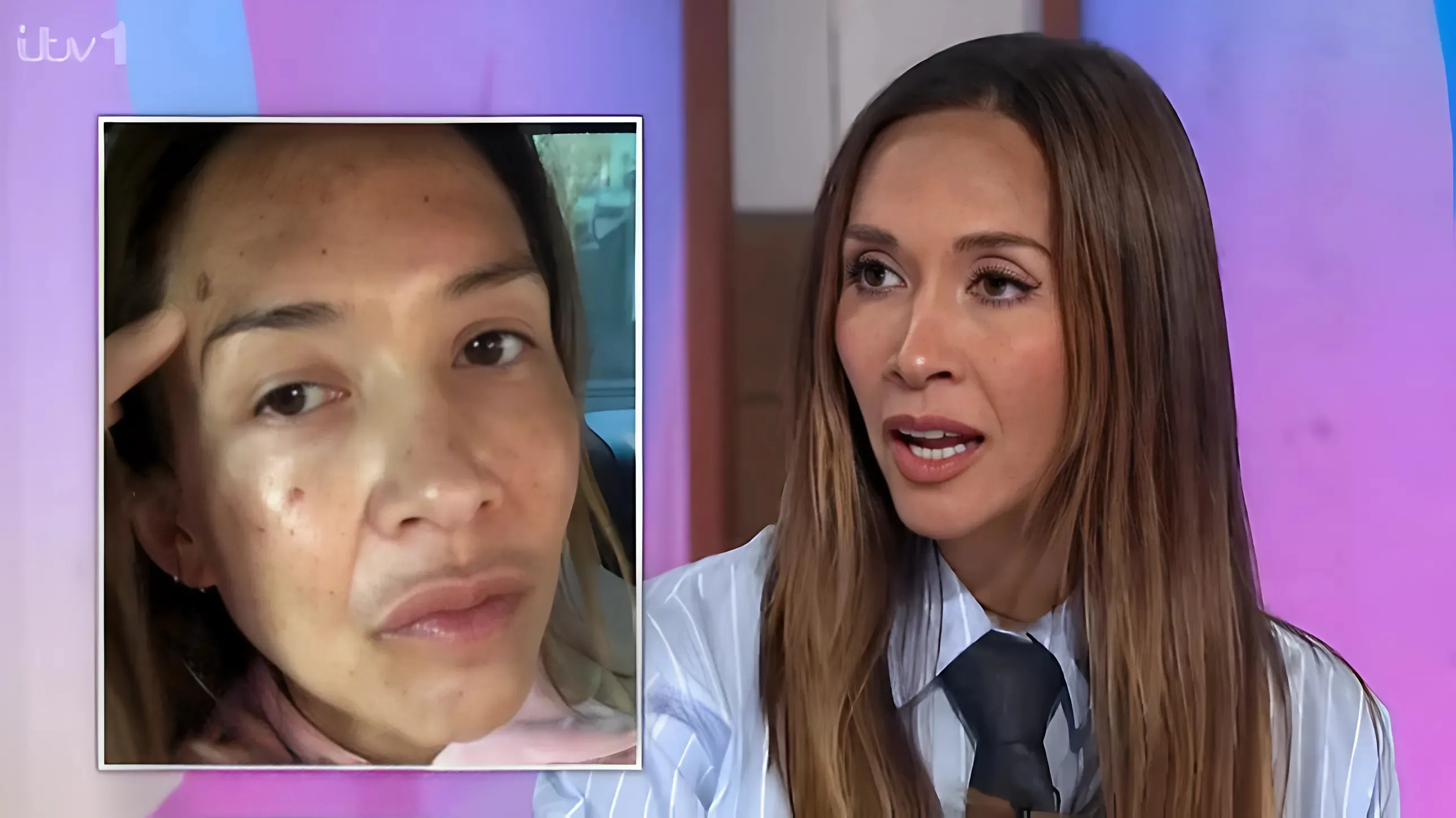 Myleene Klass Reveals the Story Behind 'Brown Bits' on Her Face Before Appearing on Loose Women trucc