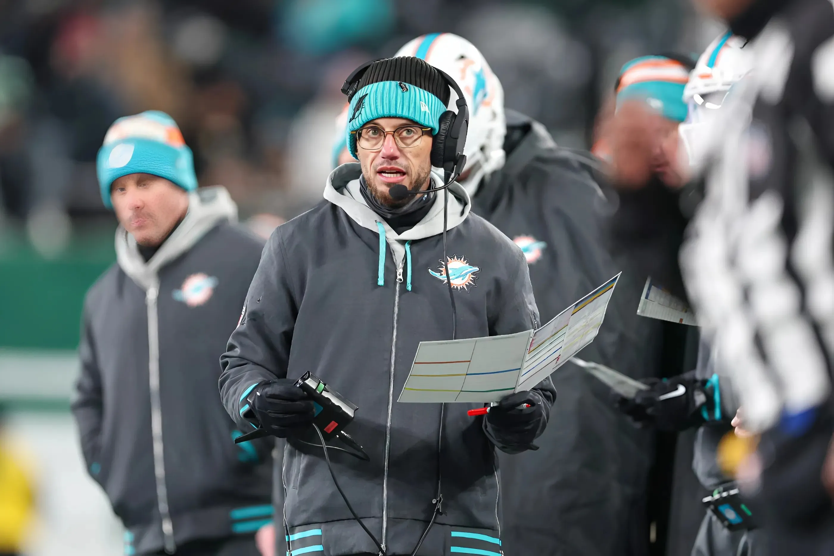 Miami Dolphins 5-round post-free agency frenzy 2025 NFL mock draft, per PFN simulator