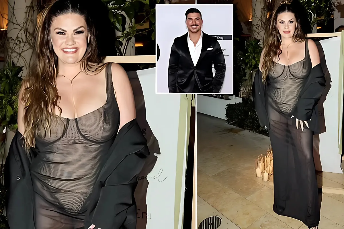 Brittany Cartwright flaunts slimmed-down figure in see-through dress... showing 's*x addict' ex Jax what he's missing - lulu