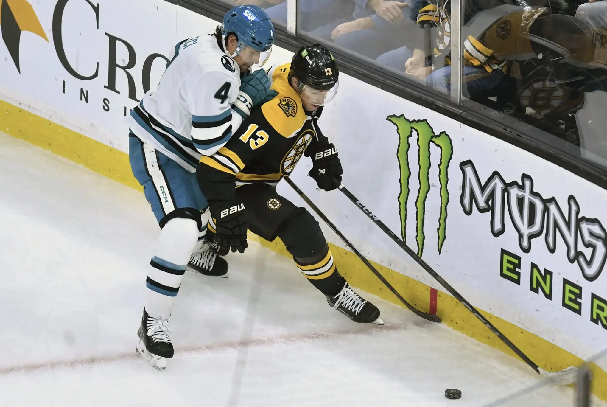 Time running out for Bruins as they head west to meet Sharks