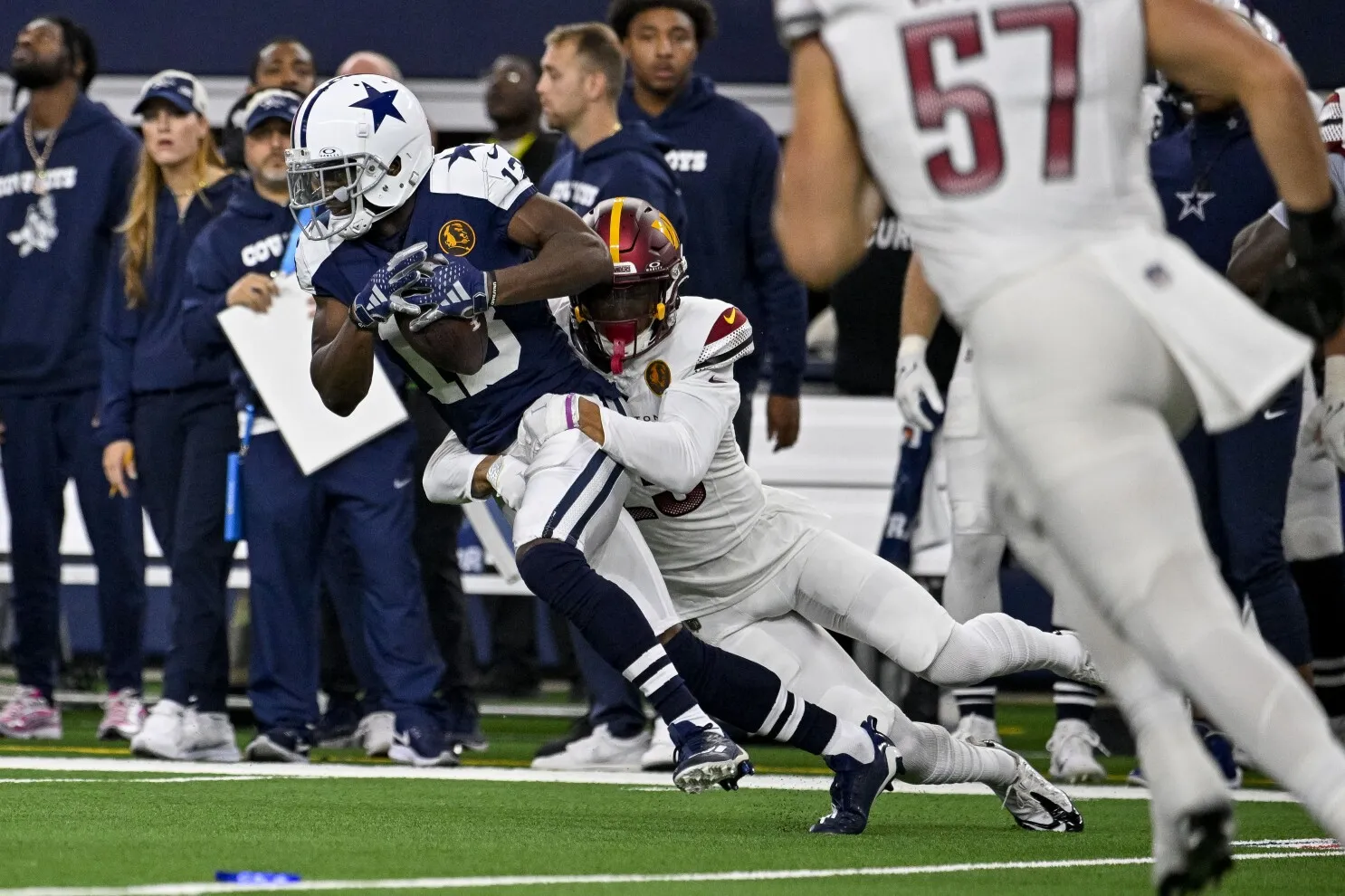 New Receiver Michael Gallup Explains Choosing Commanders