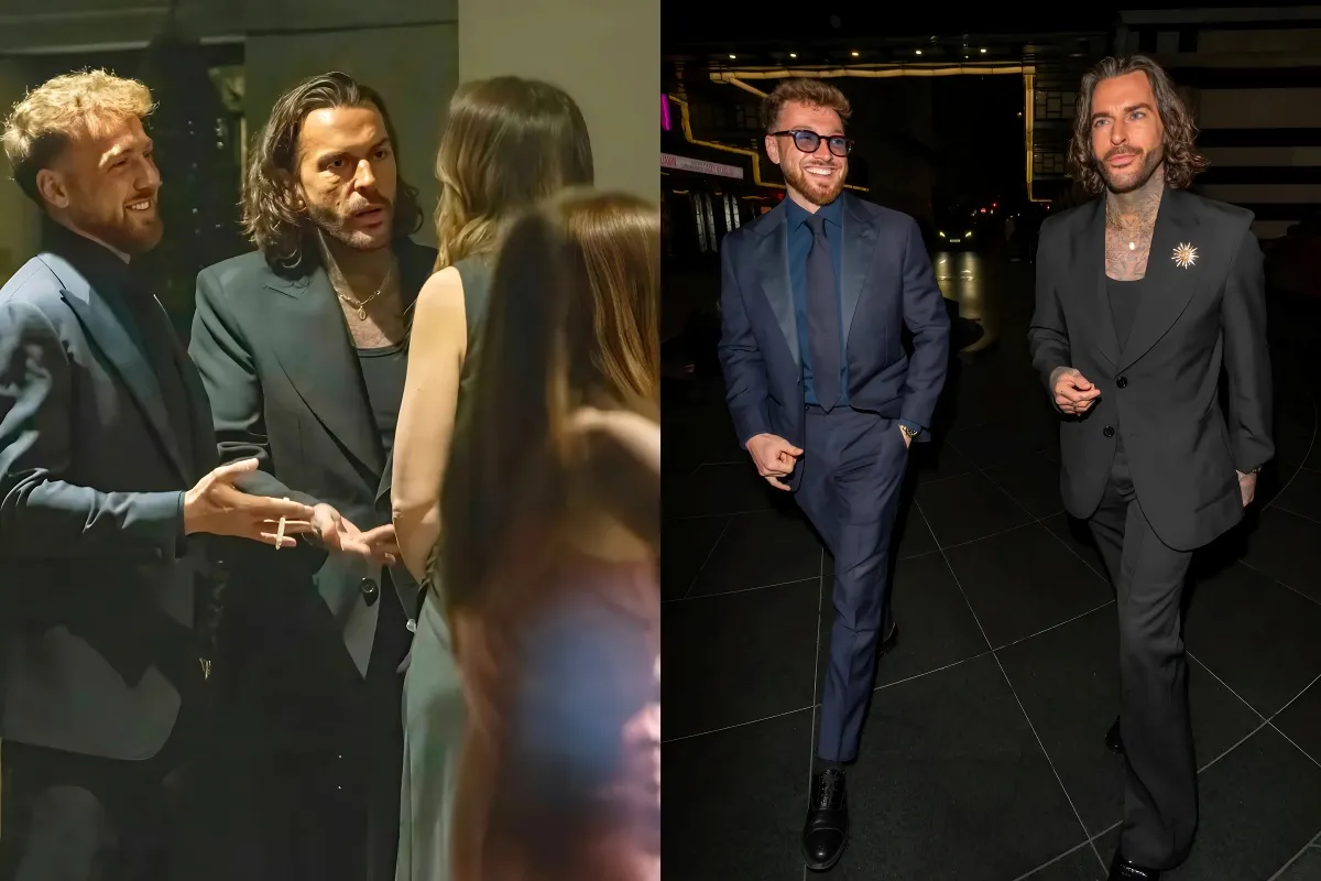 Exclusive: Sam Thompson and Pete Wicks spotted cosying up to mystery women at Marvin Humes’ 40th birthday party liennhi