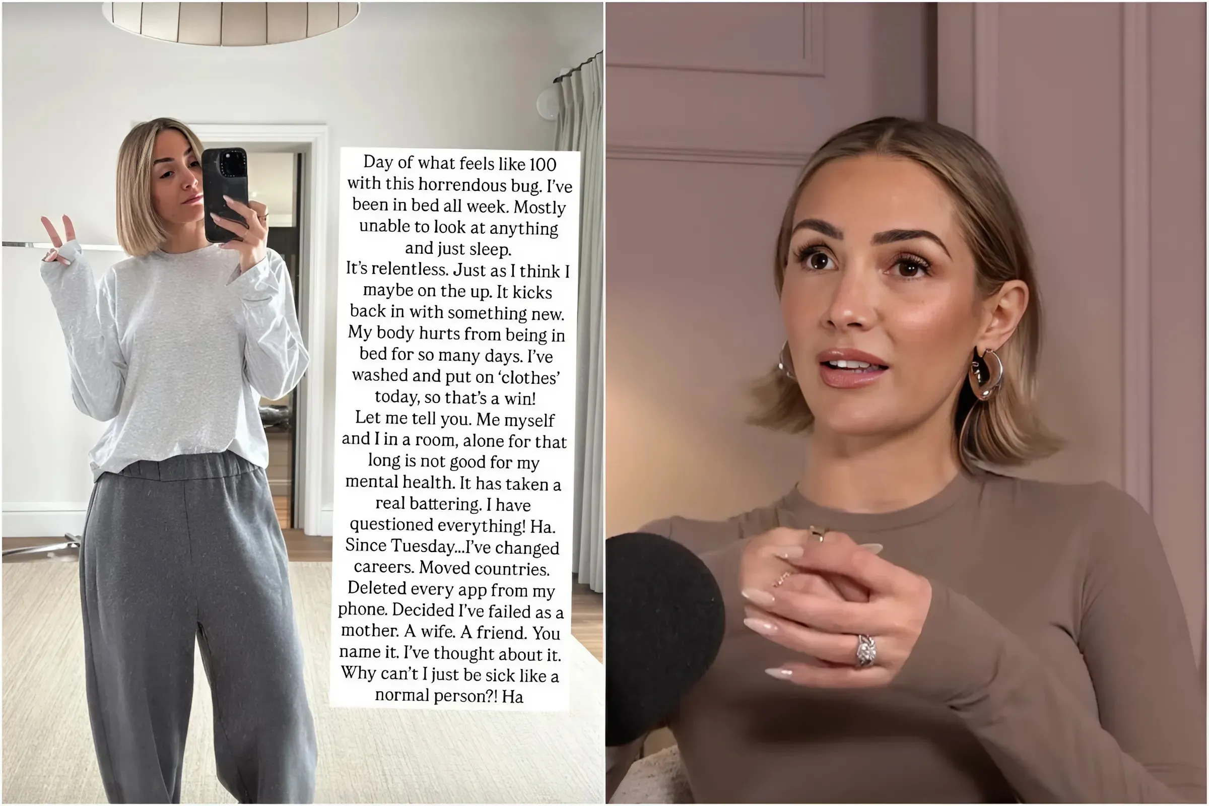 Loose Women star Frankie Bridge reveals health battle left her struggling mentally as she opens up in emotional post trucc