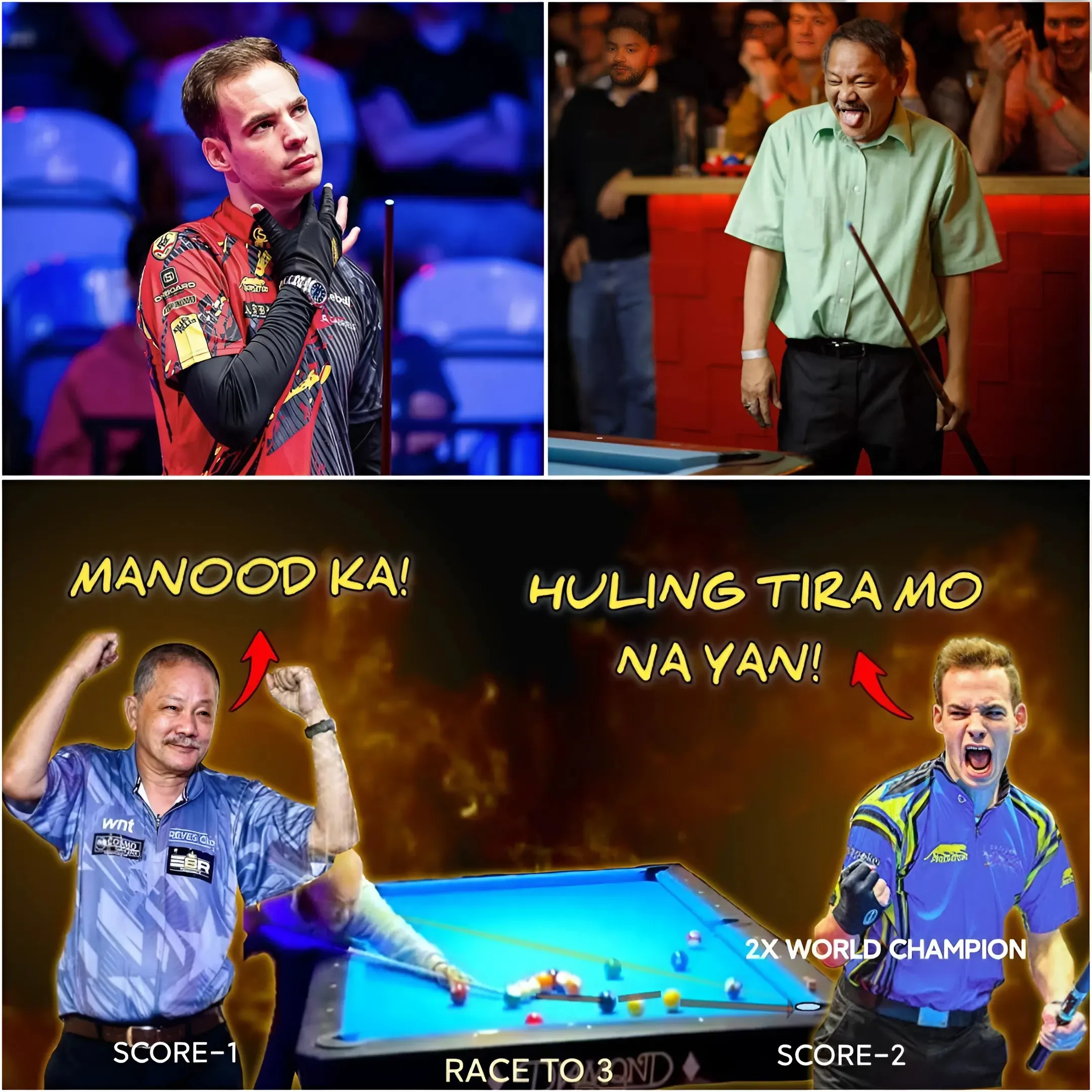Miracle on the Pool Table: Magician Faces Efren Bata Despite Injury, Age Is Just a Number! Miracle on the Pool Table: Magician Faces Efren Bata Despite Injury, Age Is Just a Number!