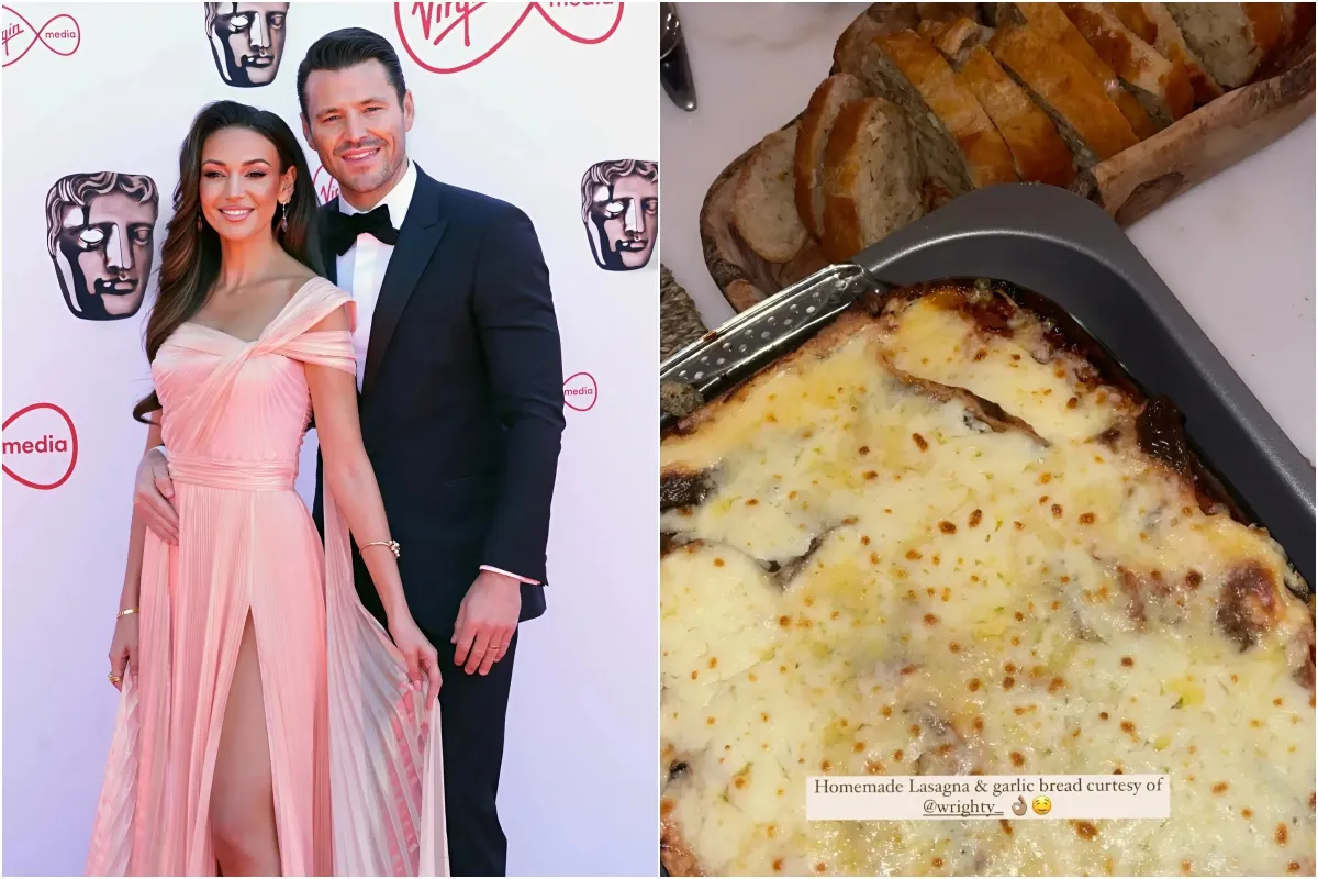 Michelle Keegan shares snaps of cosy date night at home with hubby Mark Wright weeks after welcoming ngocc