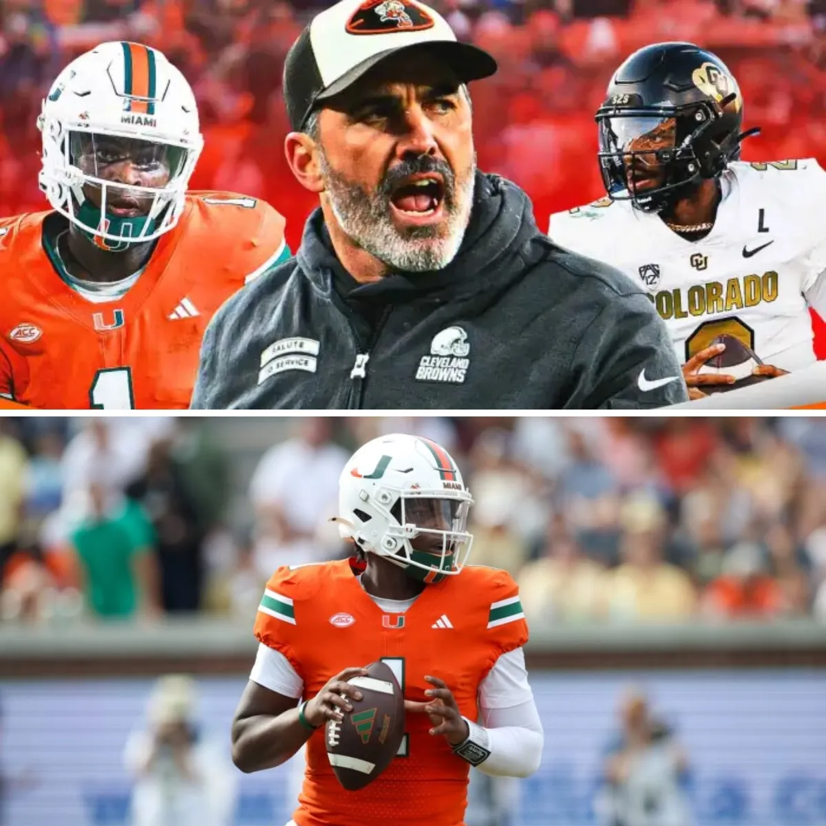Cleveland's QB stance amid Cam Ward vs. Shedeur Sanders noise
