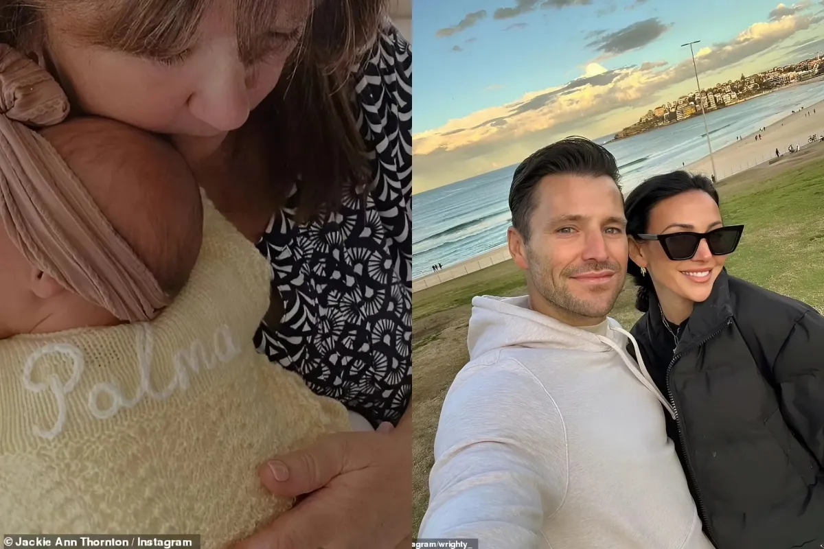 First look at Michelle Keegan and Mark Wright's daughter: Actress' mother shares snap of couple's adorable baby girl Palma in sweet post liennhi