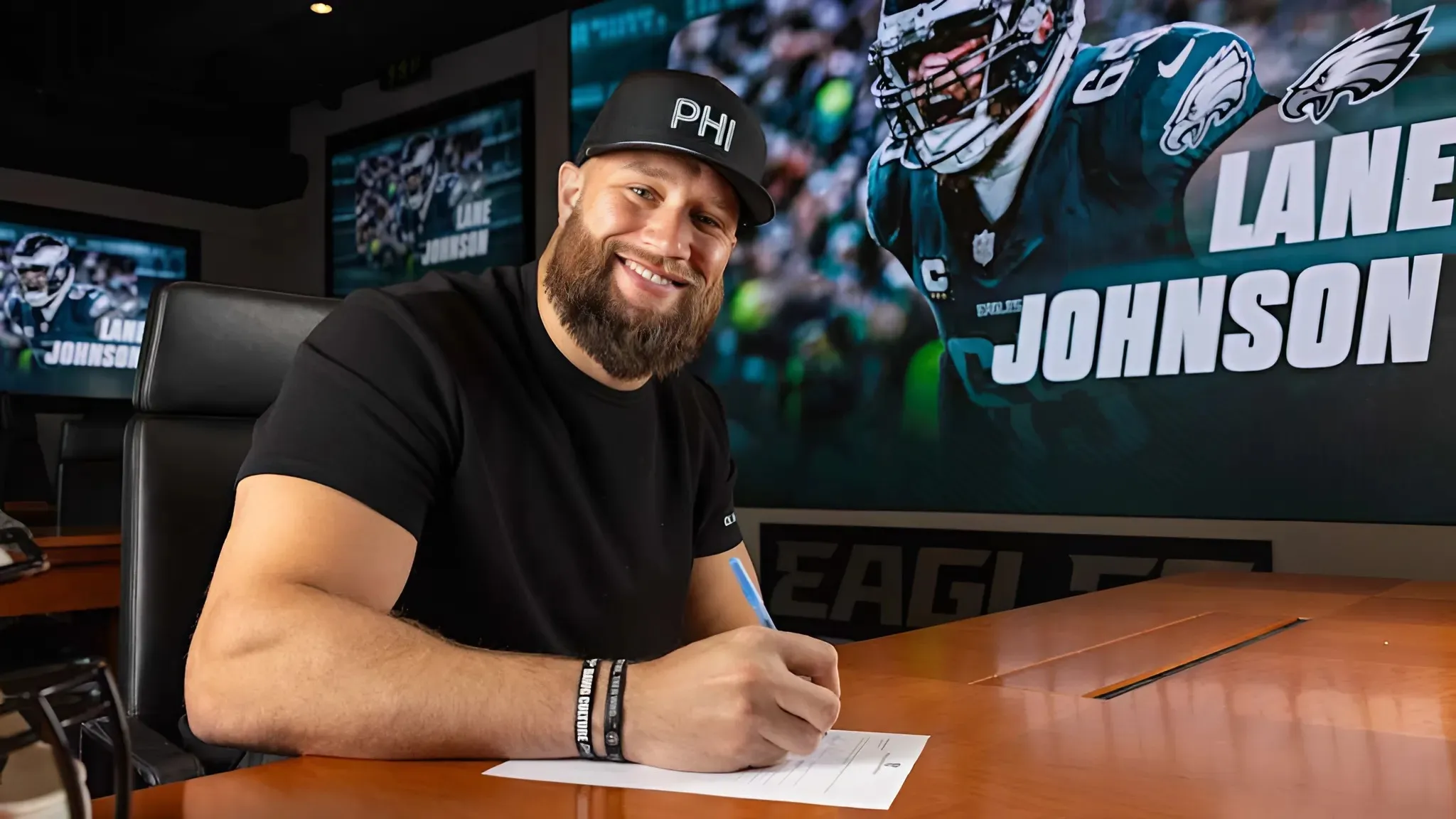 Lane Johnson gets honest about his future with the Philadelphia Eagles following three-year contract extension