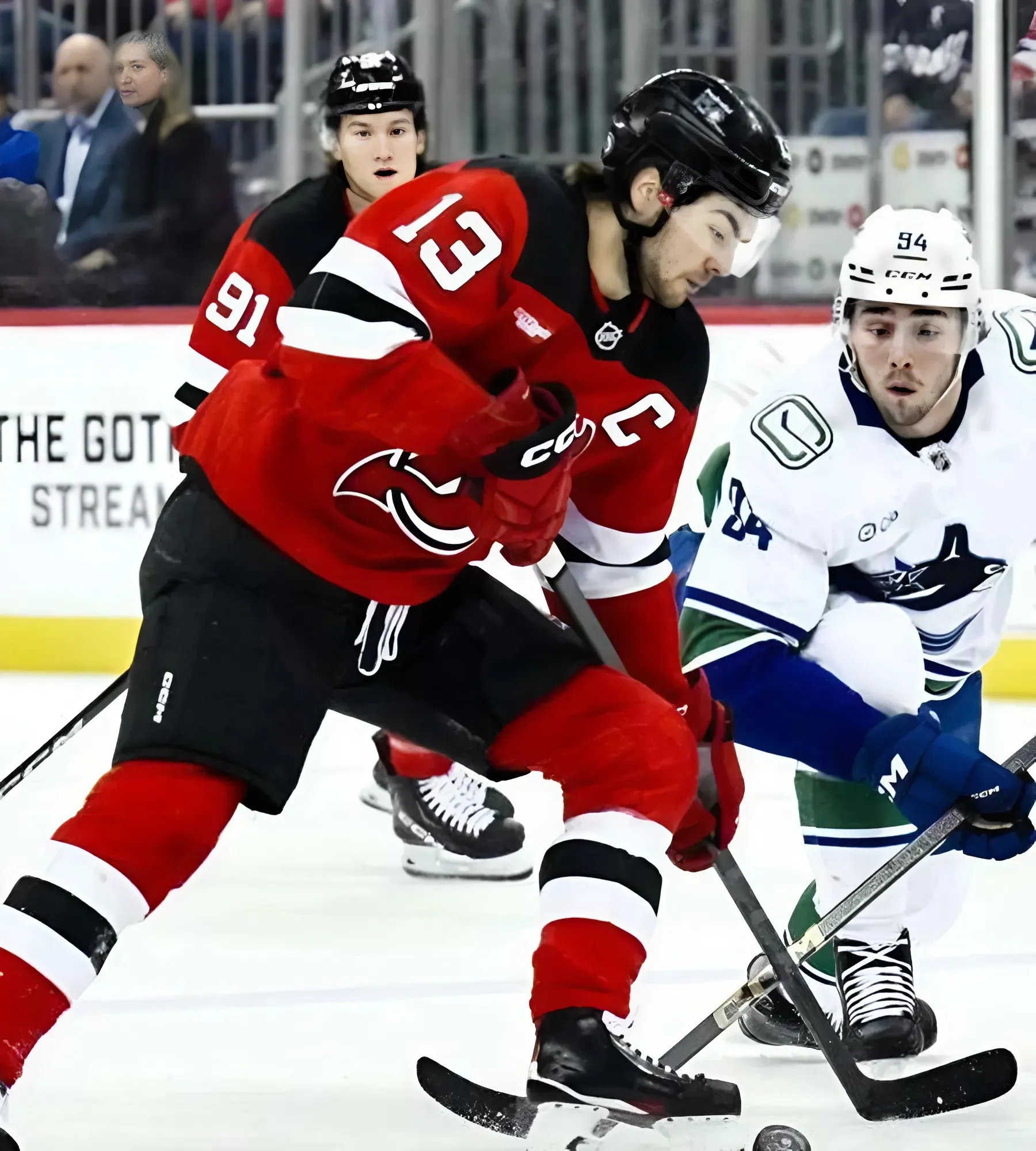Jonathan Lekkerimaki boosts Canucks past Devils in shootout