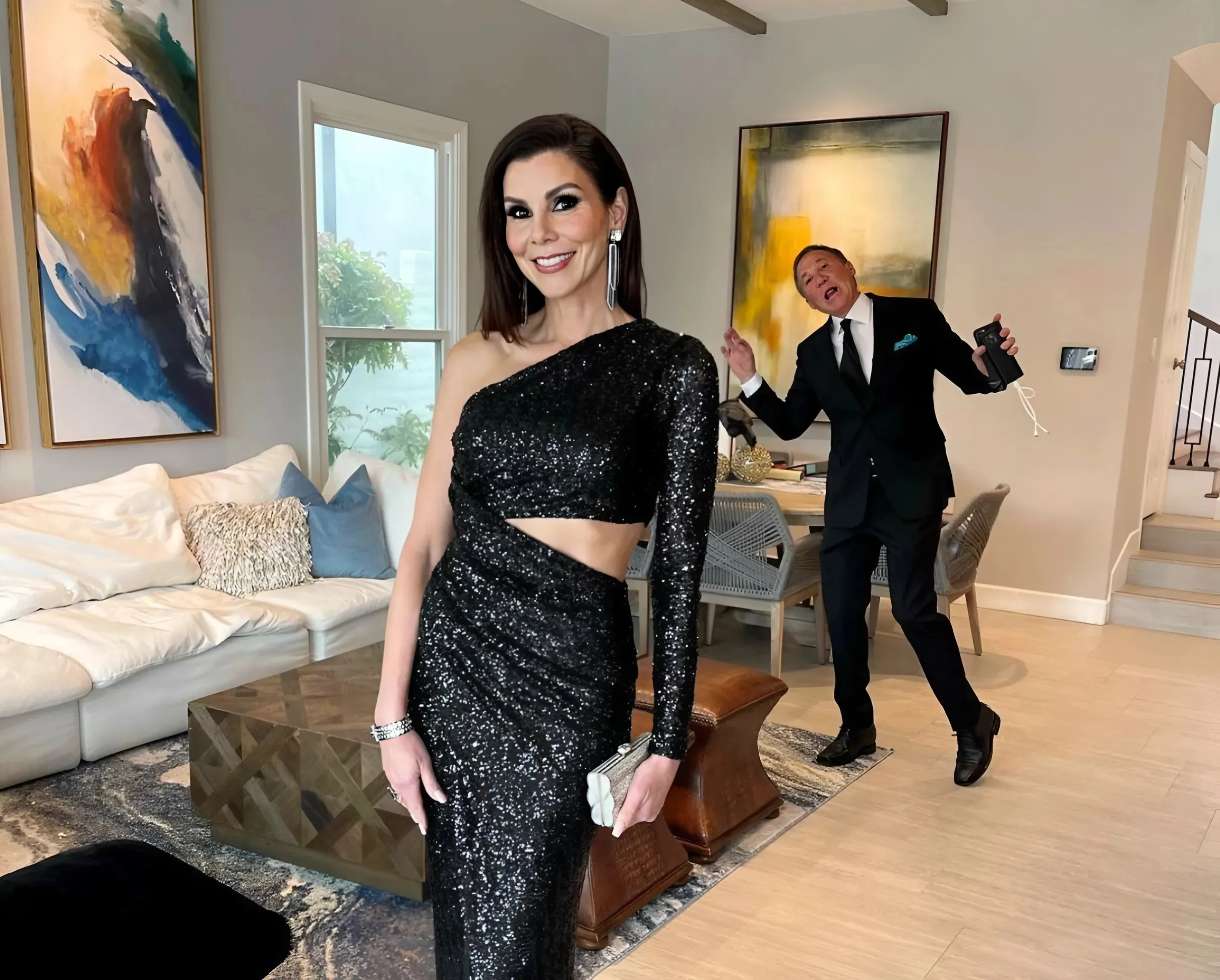 Heather Dubrow is Accused of Making a Scene at Airport as Source Shares What Allegedly Happened, Plus Watch RHOC Star Wag Her Finger at a Woman