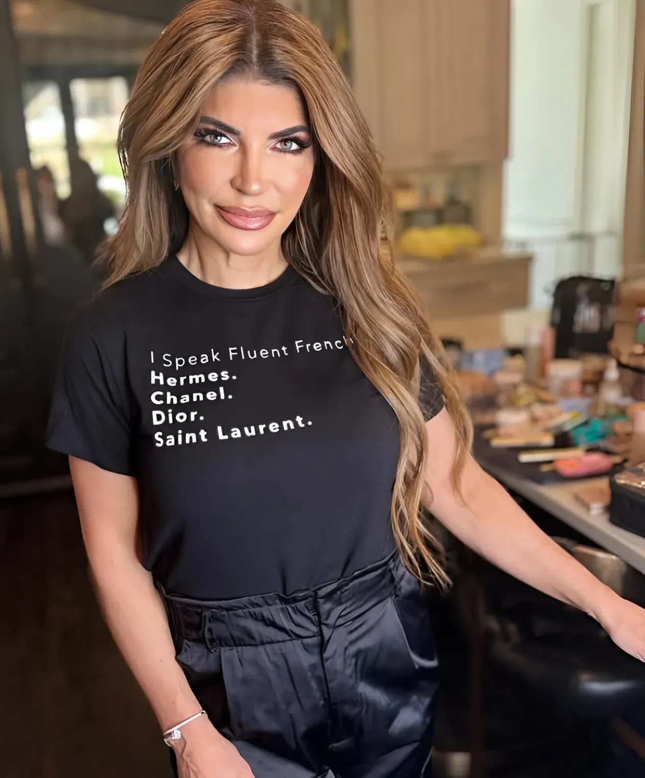 Teresa Giudice is Slammed as “Tone Deaf” by Fans After She Poses in ‘Designer’ T-Shirt & Declares She’s “Unstoppable” as They Call Out Her & Luis’ $3 Million Tax Debt Teresa Giudice is Slammed as “Tone Deaf” by Fans After She Poses in ‘Designer’ T-Shirt & Declares She’s “Unstoppable” as They Call Out Her & Luis’ $3 Million Tax Debt
