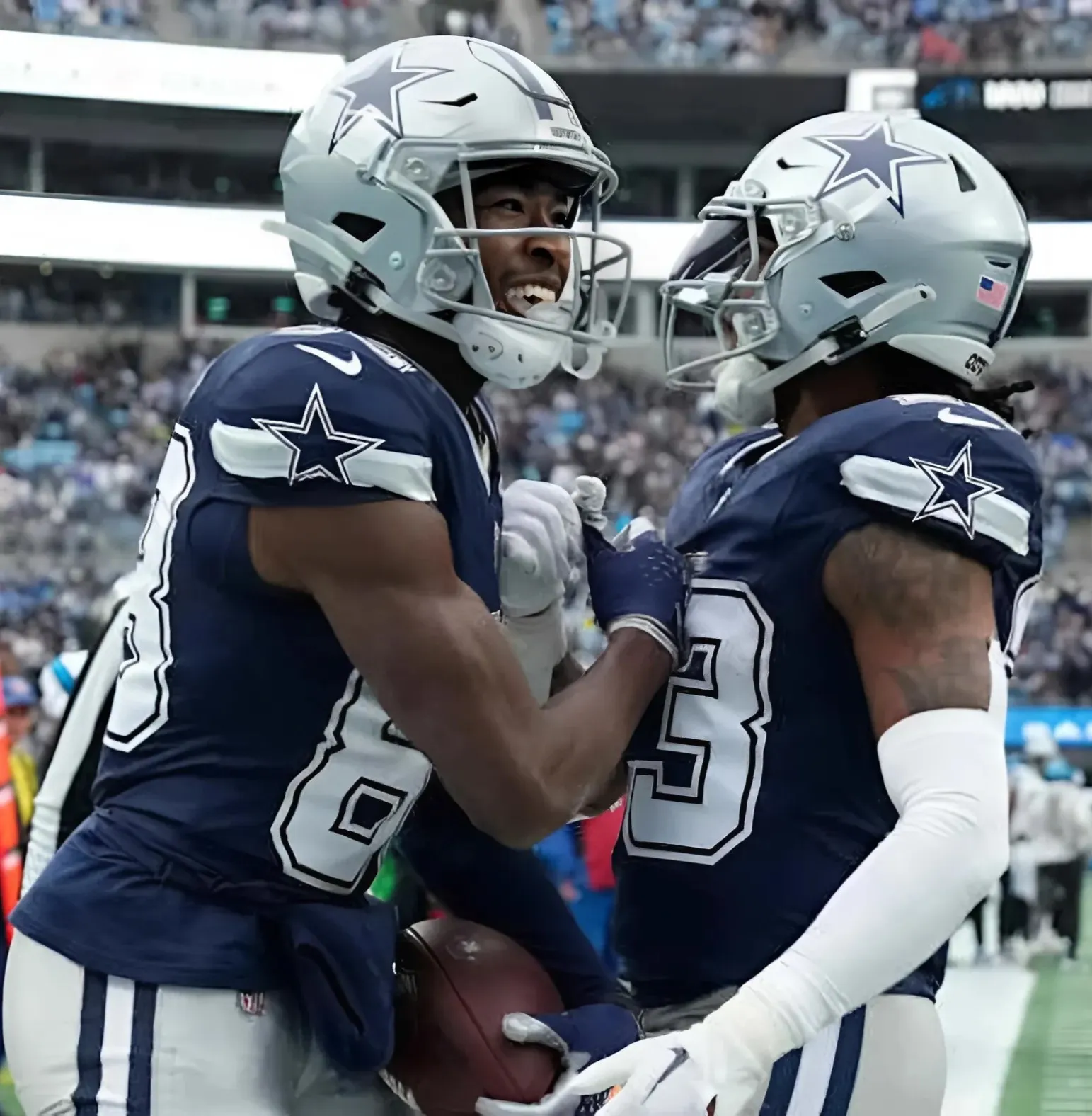 Panthers GM Dan Morgan gushes over team's upgraded backfield combo