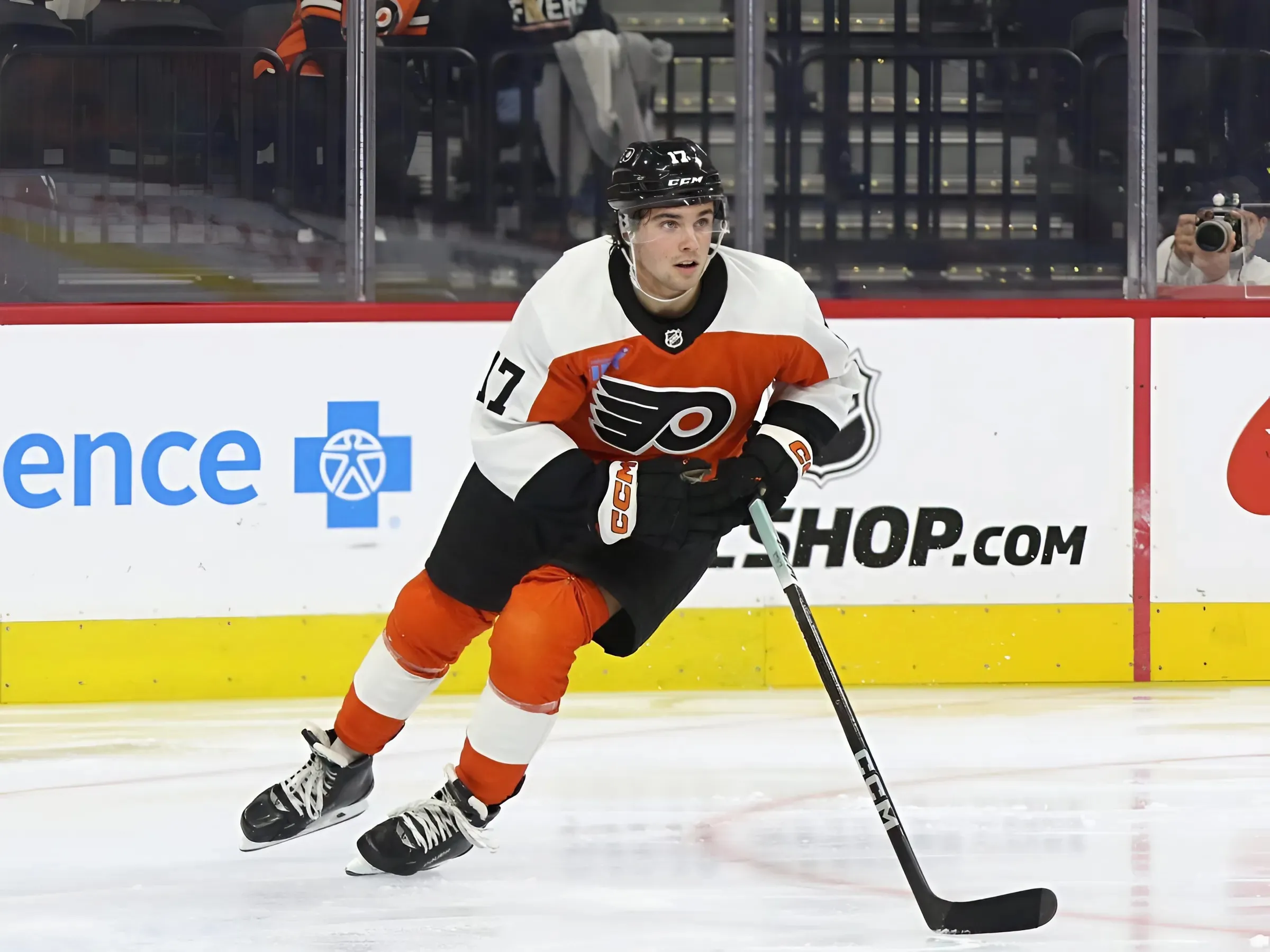 Flyers' Jett Luchanko Opens Phantoms Account with First Pro Point