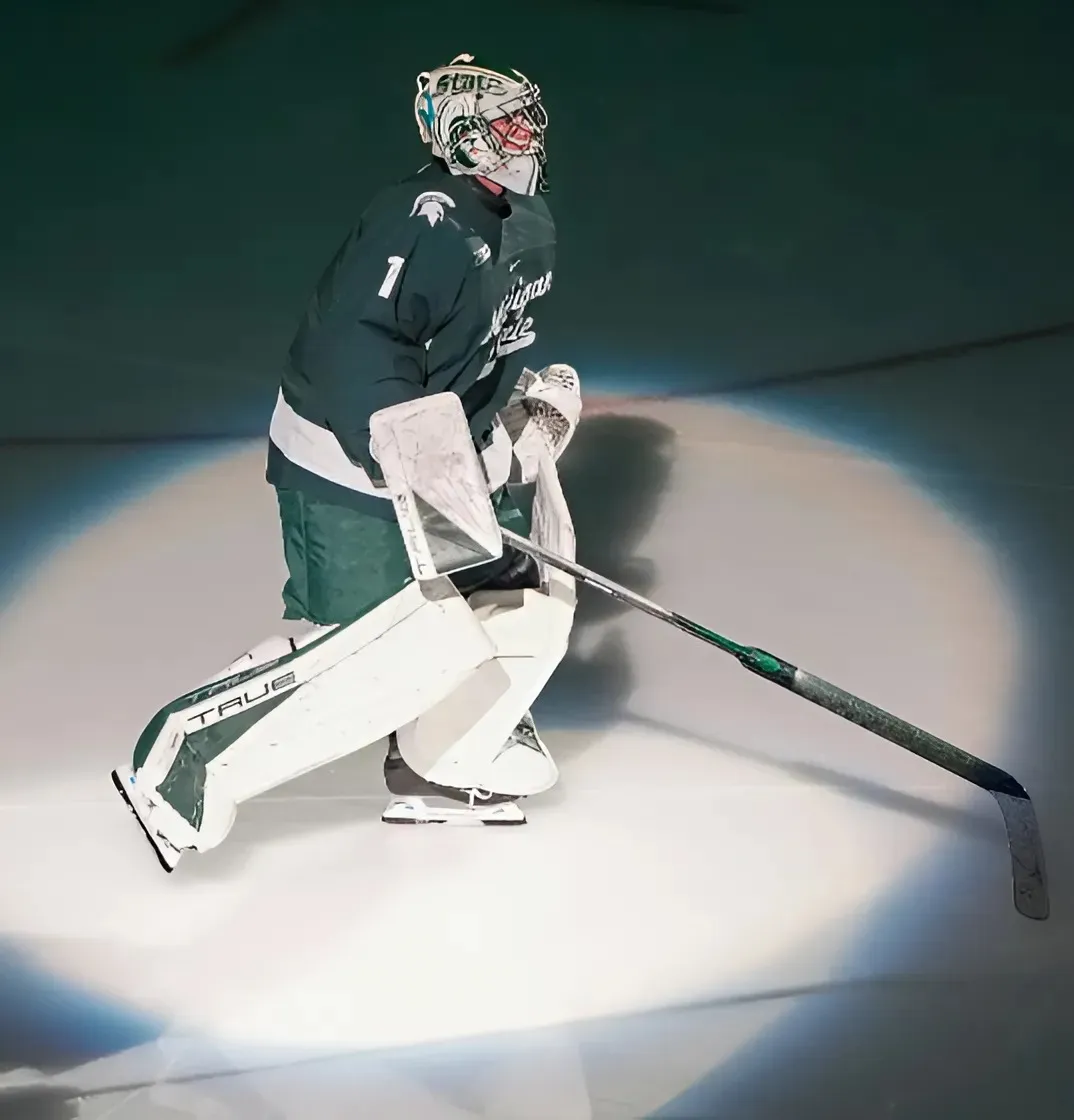 Report: Red Wings Second Round Goaltender Trey Augustine to Return to Michigan State