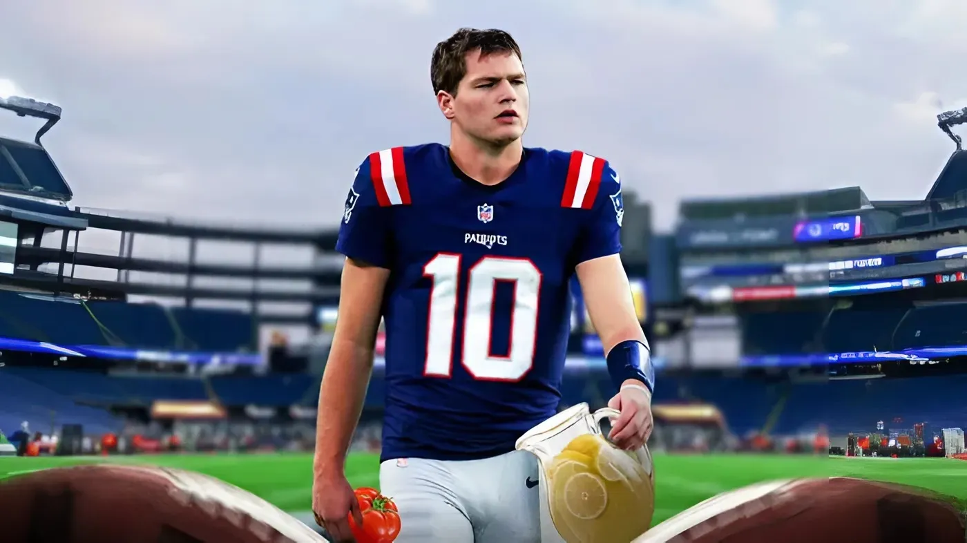 Patriots' Drake Maye celebrated for 'making lemonade out of tomatoes' by NFL expert