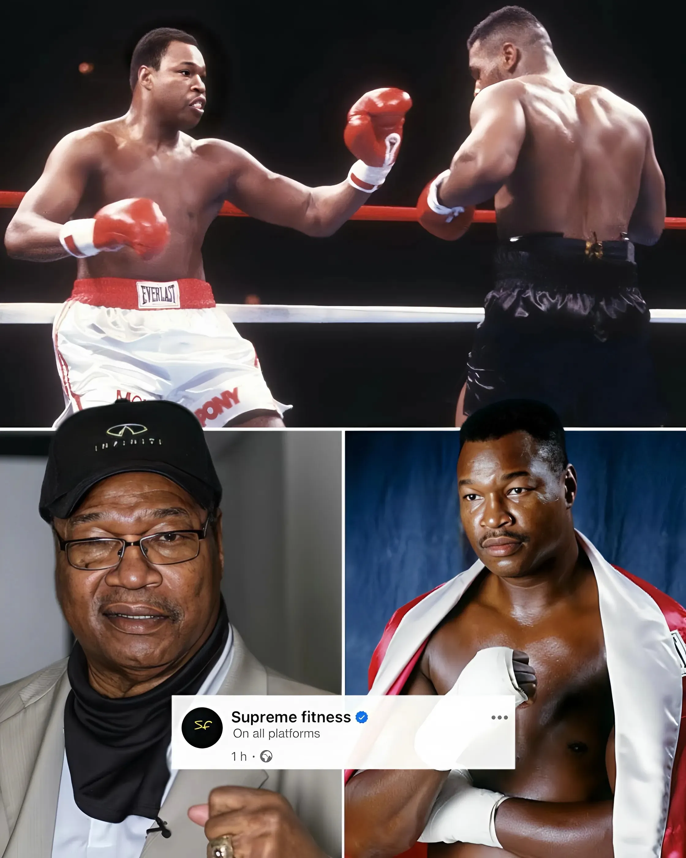 Larry Holmes Didn’t Hesitate When Asked If Prime Mike Tyson Would Beat Prime Joe Frazier Larry Holmes Didn’t Hesitate When Asked If Prime Mike Tyson Would Beat Prime Joe Frazier