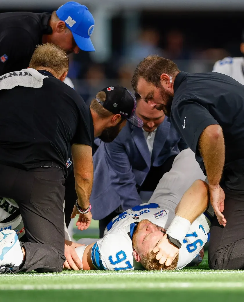Lions defensive end Aidan Hutchinson posts phenomenal injury update video