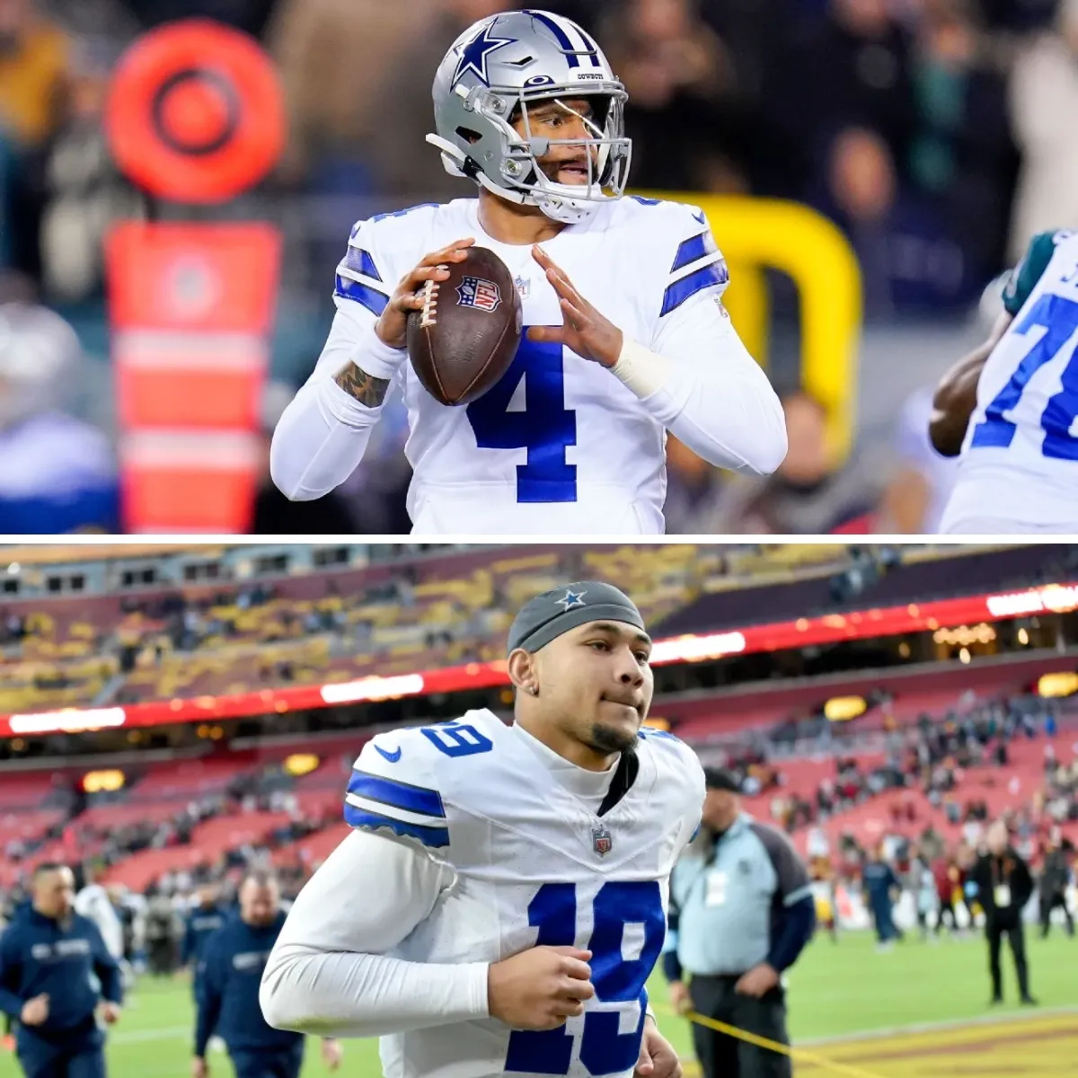 Cowboys QB Dak Prescott Sends 2-Word Message to Trey Lance After Departure
