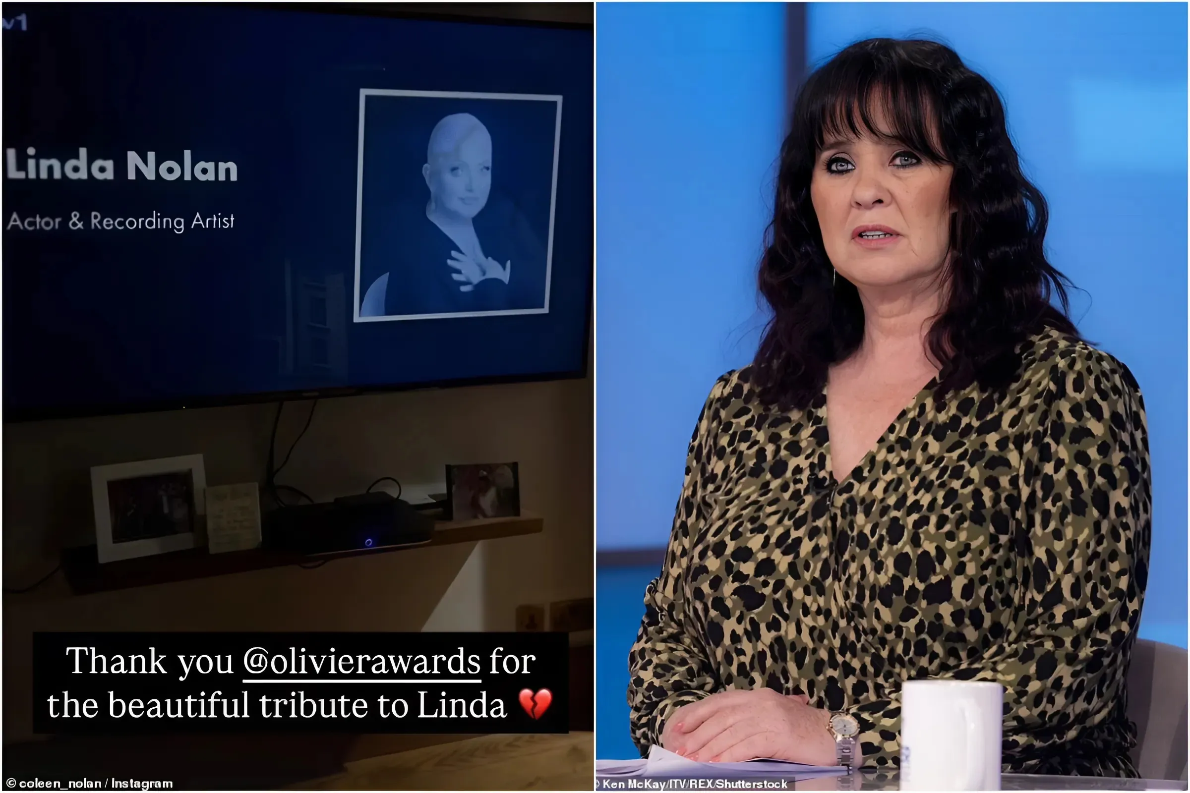Coleen Nolan Moved to Tears as Olivier Awards Honor Beloved Sister Linda in a Touching Tribute, Three Months After Her Heartbreaking Loss to Cancer at 65 trucc